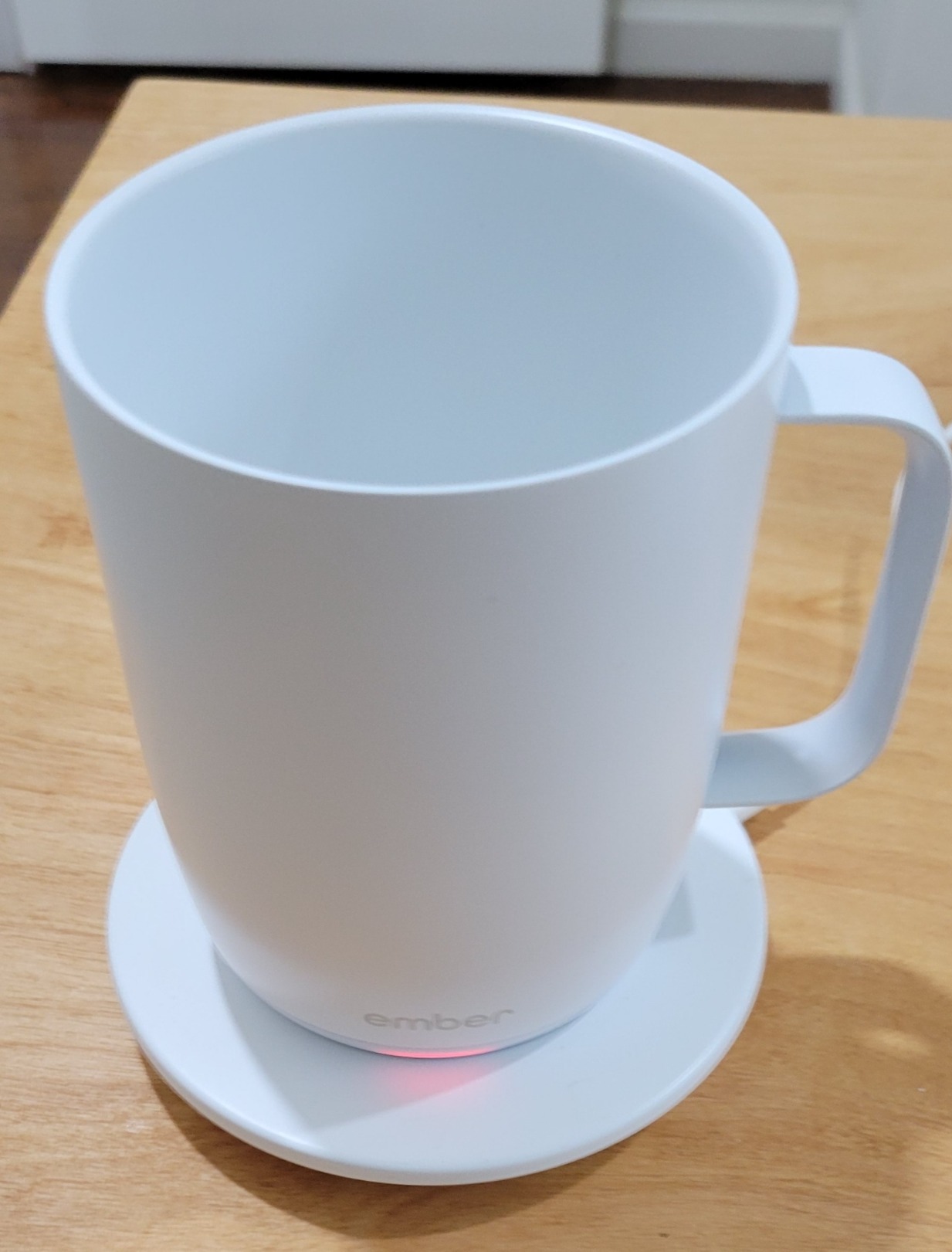 Ember Temperature Control Smart Mug 2, 14 Oz, App-Controlled Heated Coffee Mug with 80 Min Battery Life and Improved Design, GrayModel customer photo 1