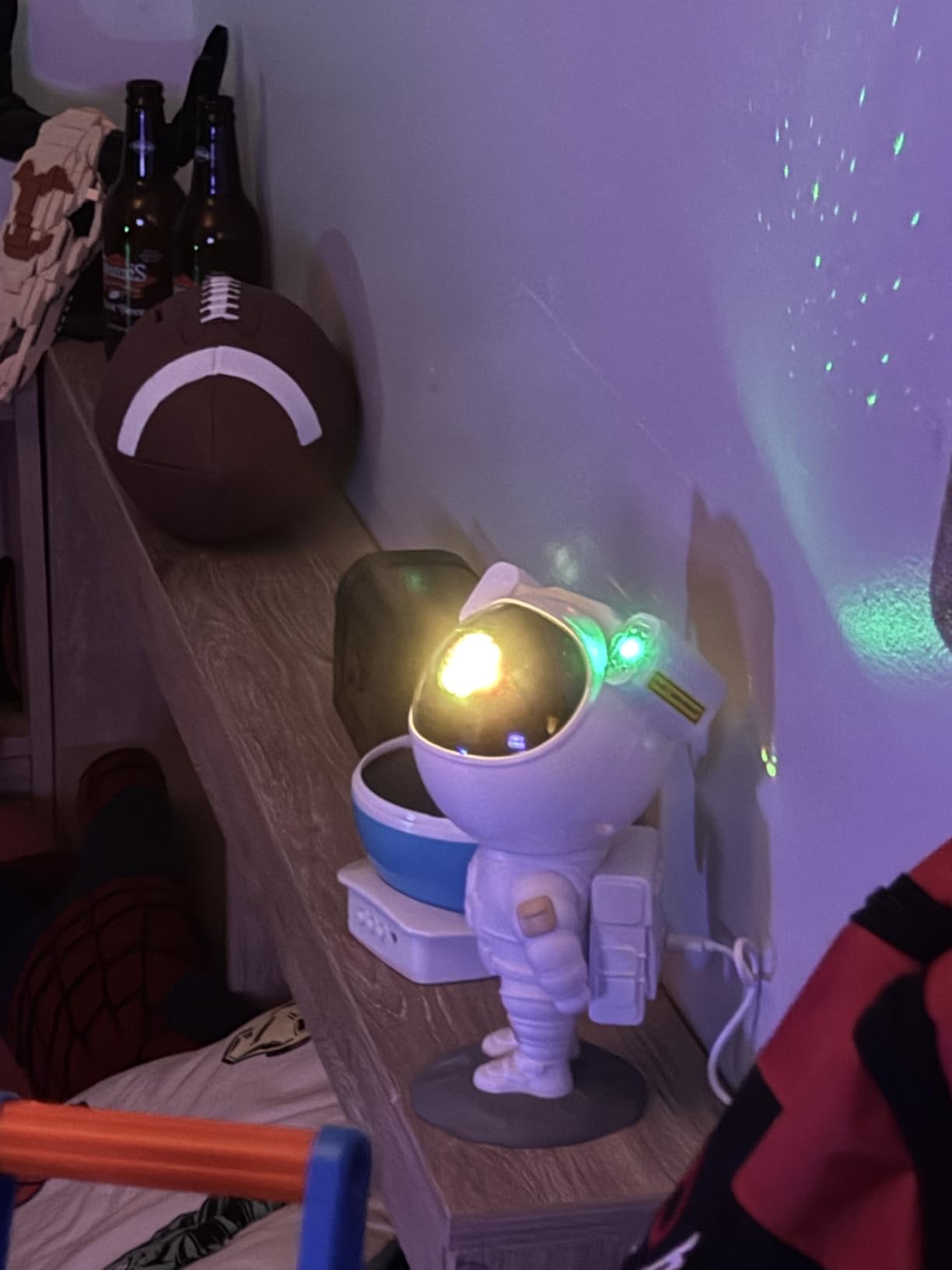 Star Projector Galaxy Night Light - Astronaut Space Projector, Starry Nebula Ceiling LED Lamp with Timer and Remote, Kids Room Decor Aesthetic, for Christmas & Birthdays customer photo 2