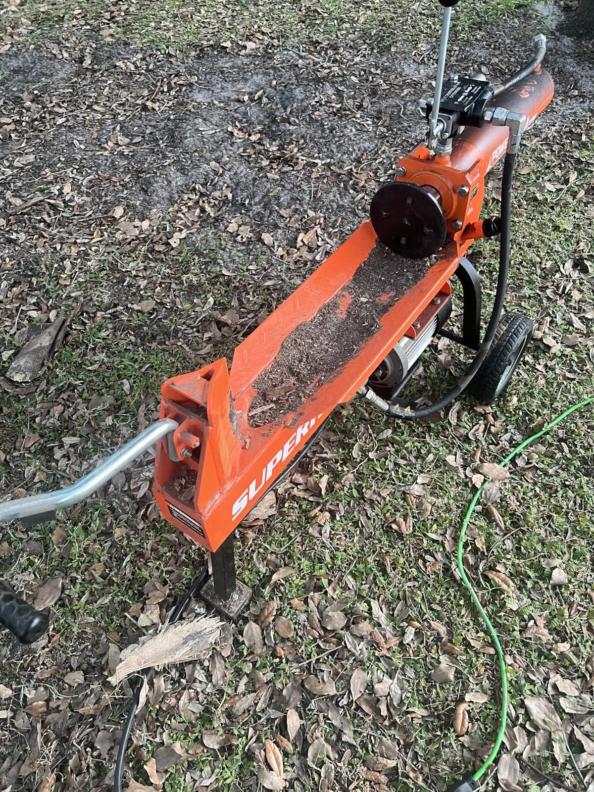 SuperHandy Hydraulic Log Splitter, 14 Ton, Portable Firewood Splitter customer photo 2