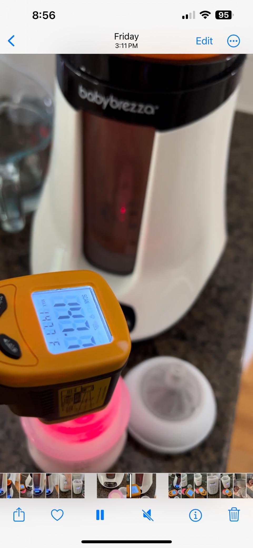 Baby Brezza Smart Baby Bottle Warmer, Breastmilk Warmer + Defroster customer photo 2