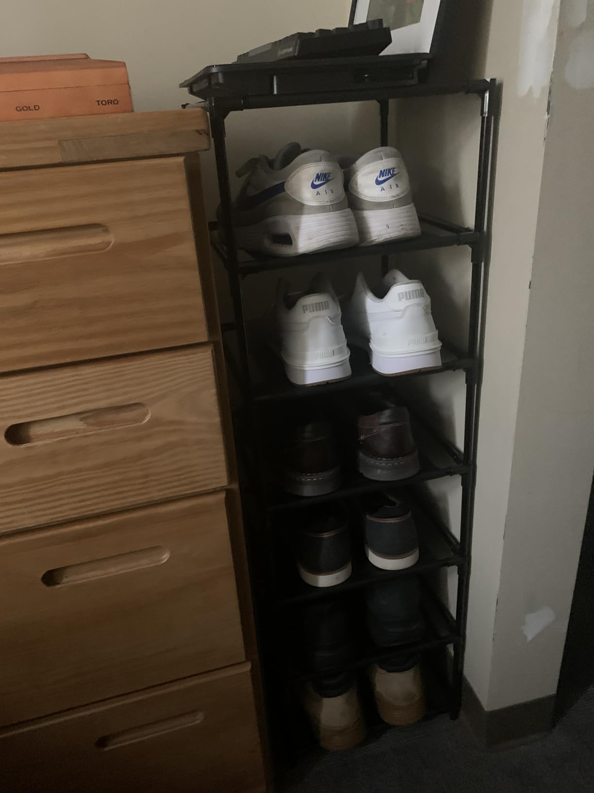 SONGMICS Shoe Rack, 10-Tier Shoe Shelf, Shoe Storage Organizer customer photo 1