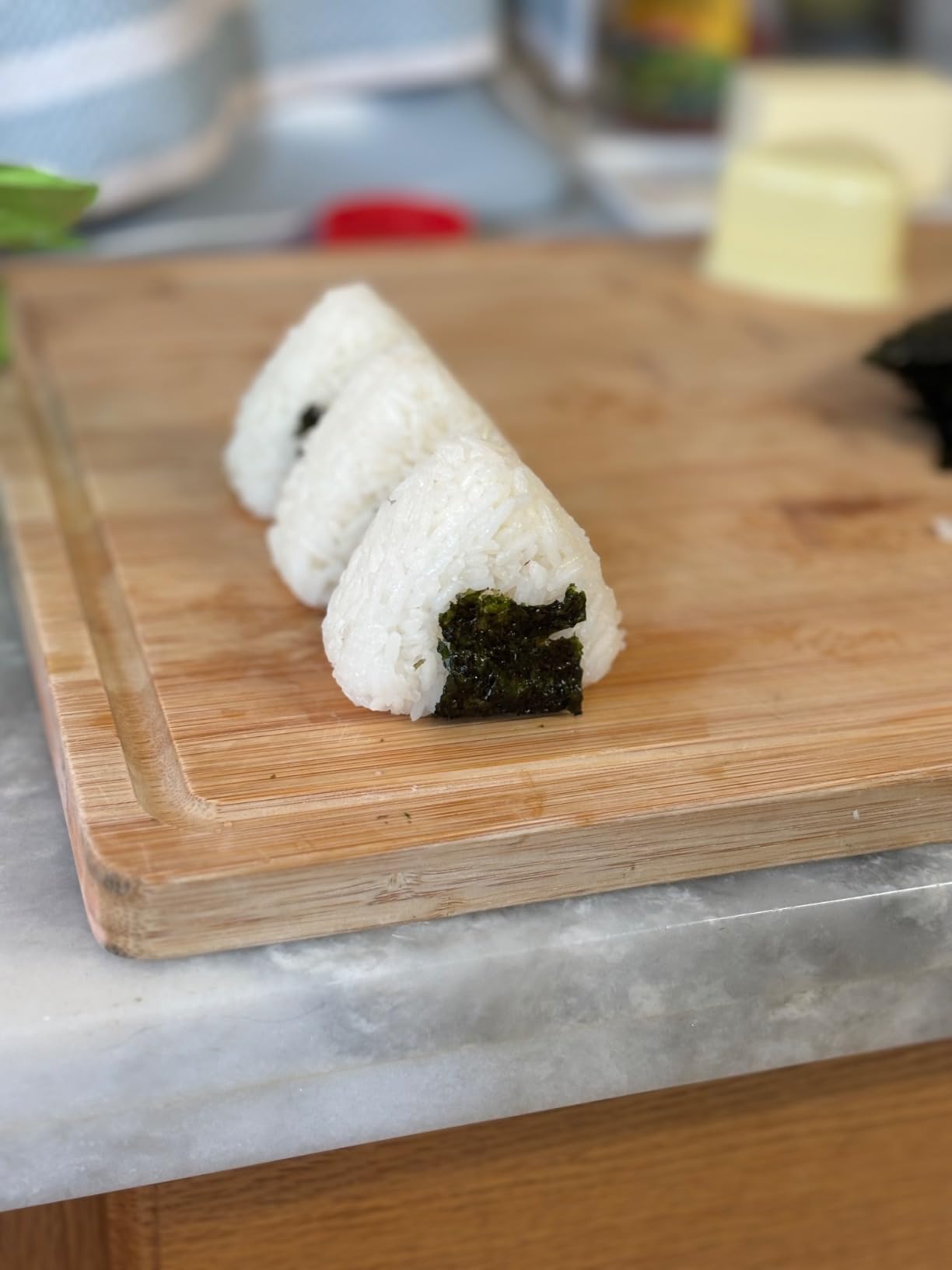 Onigiri Mold, 3 Pack Musubi Press Maker Triangle Rice Ball Mold Maker for Kid Lunch Bento and Home DIY customer photo 1