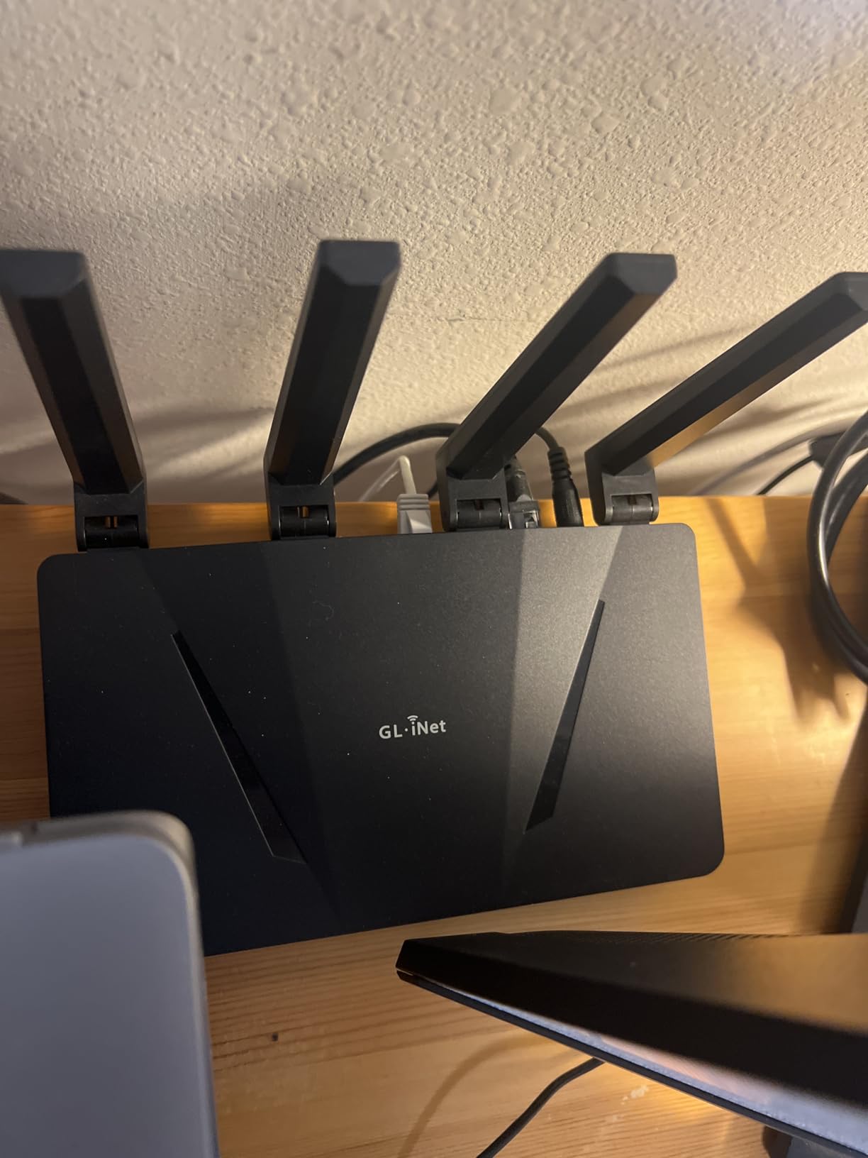 GL.iNet GL-AX1800(Flint) WiFi 6 Router -Dual Band Gigabit Wireless Internet Router | 5 x 1G Ethernet Ports | Up to 120 Devices | OpenVpn&WireGuard customer photo 2