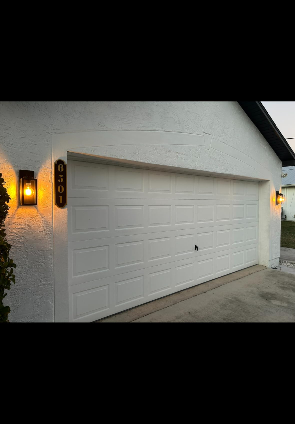 BesLowe Outdoor Wall Light Fixtures, Modern Black Exterior Wall Lanterns | Waterproof Metal Construction, Rust-resistant, Quick & Easy Installation, Clear Glass Shades & Standard E26 Socket customer photo 2