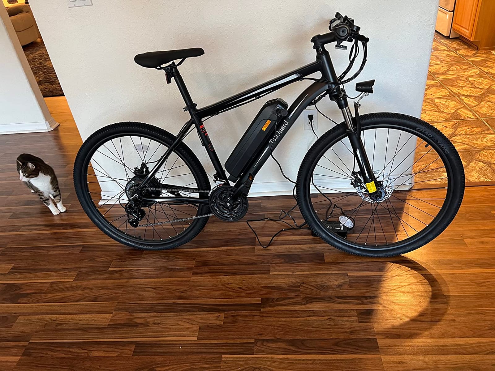 Wooken Electric Bike for Adults with 500W Motor, 27.5'' Ebike with 48V 499WH Removable Battery, Up to 55Miles Electric Mountain Bike, 19.8MPH Adults Electric Bicycle with LCD Display, 21 Speed customer photo 2