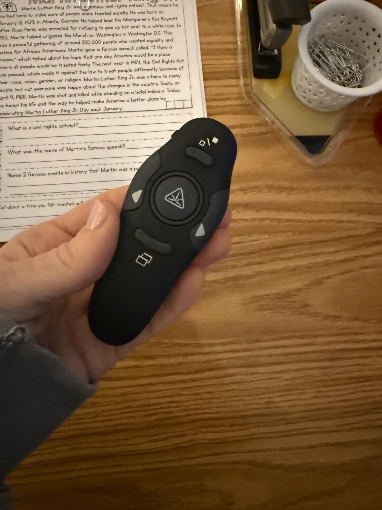 Presentation Clicker Wireless Presenter Remote USB Control PPT Clicker customer photo 1