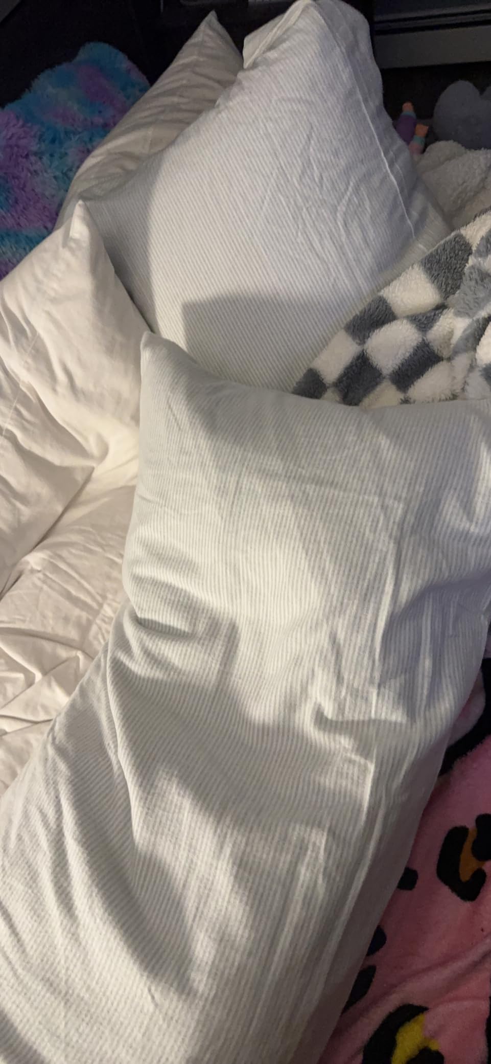 JA COMFORTS Goose Feather Down Bed Pillows for Sleeping(2 Packs)-Standard/Queen,High Fill Weight,Double-Layer Downproof Fabric Design,Goose Down Filling,600 Thread Count,Cotton Cover customer photo 2