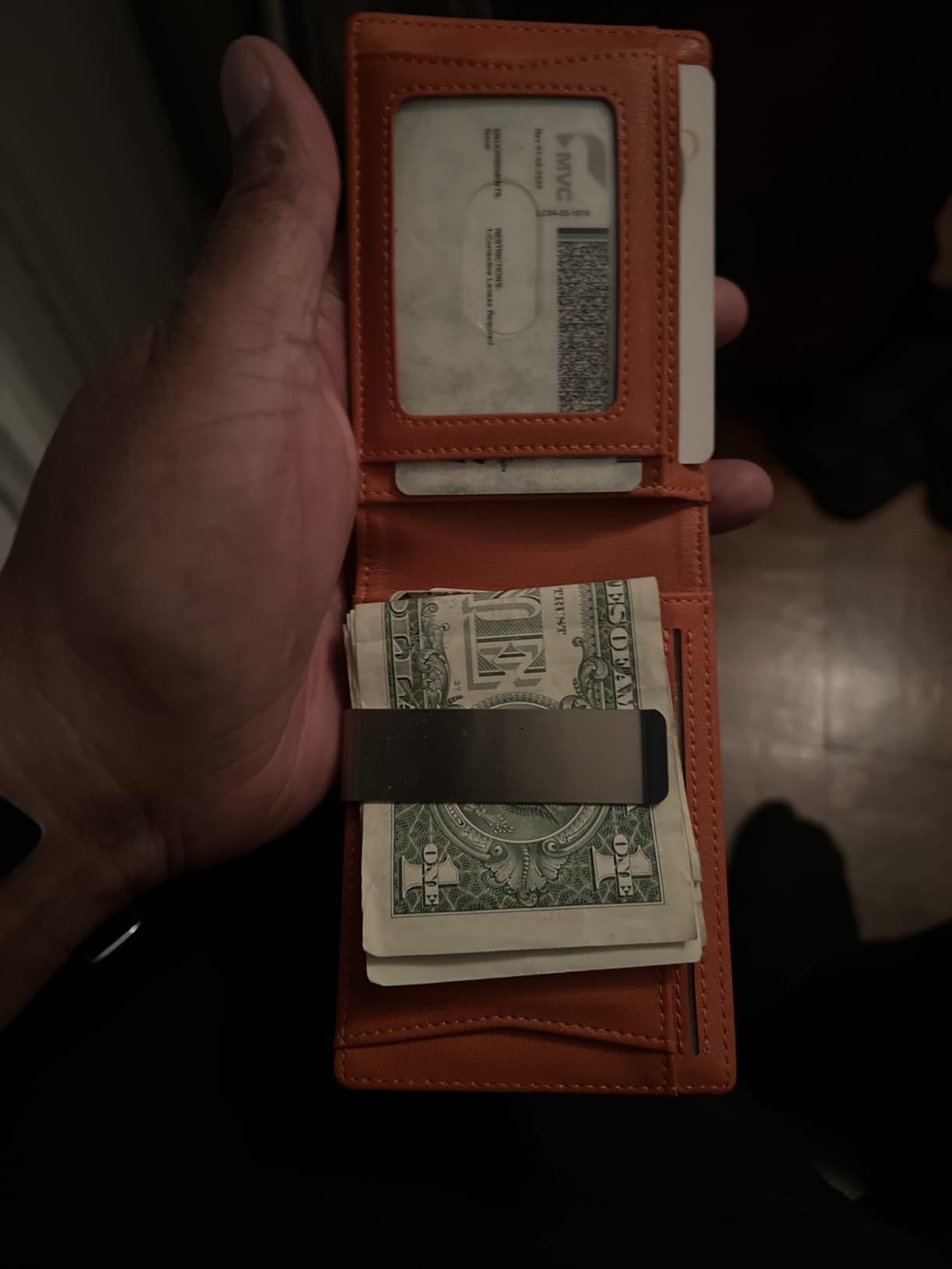 RUNBOX Slim Wallet for Men - RFID Blocking Leather Bifold with Money Clip | Minimalist Front Pocket Wallet Holds 11 Cards,Slim Thin Design,RFID Blocking Protection, Practical Birthday Gifts for Men customer photo 1