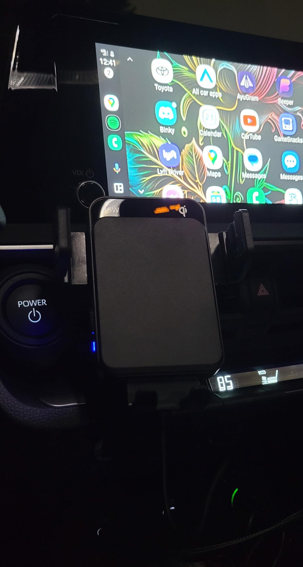 Wireless Car Charger, MOKPR Auto-Clamping Car Mount 15W/10W/7.5W Fast Charging Air Vent Car Phone Mount Compatible with iPhone 15/14/13/13 Pro/12 Pro Max/12 pro/12/11/10 Series, Samsung Galaxy Series customer photo 1