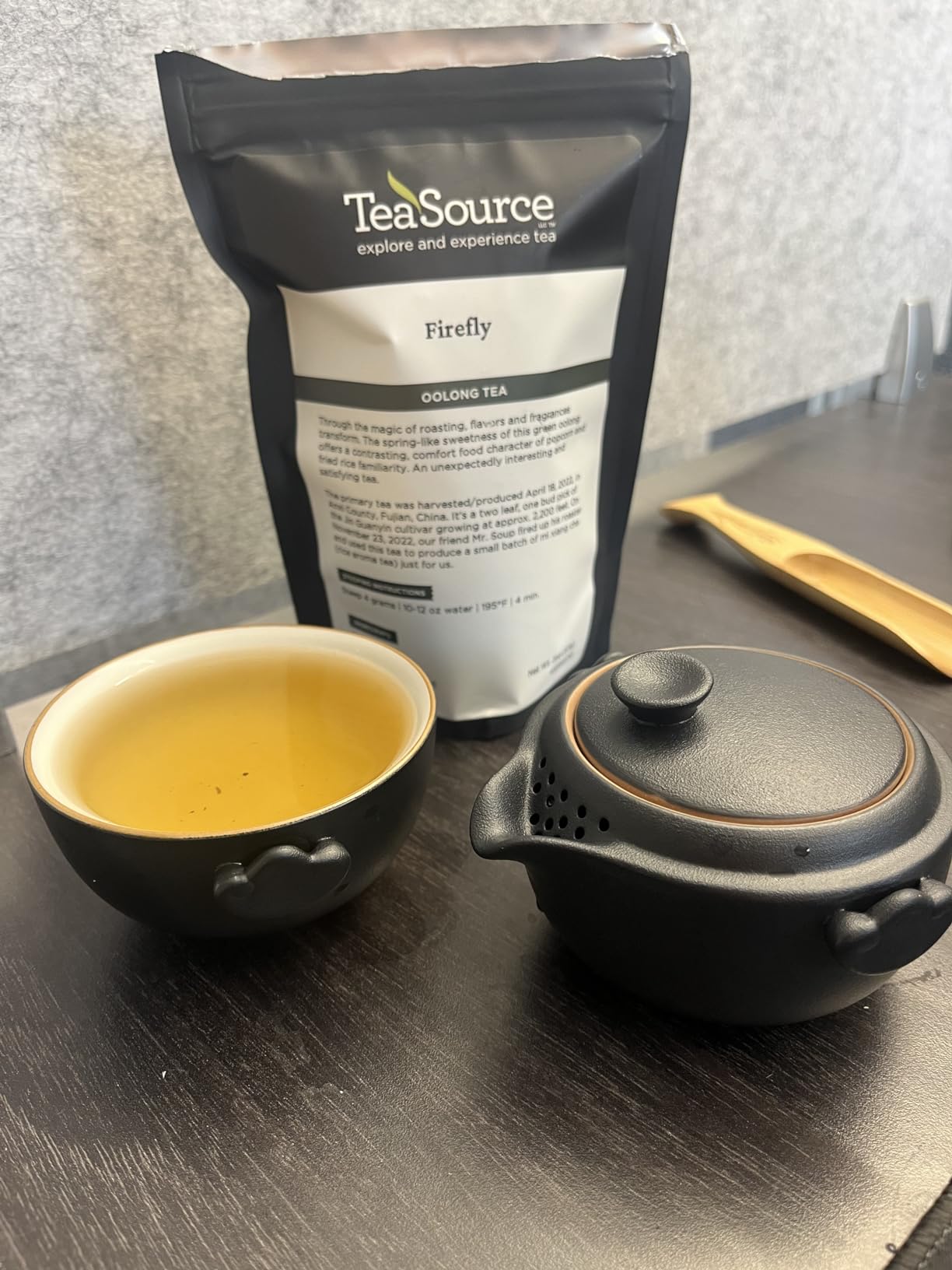 HEER Ceramic Travel Gaiwan Gongfu Tea Set for One, Black customer photo 1