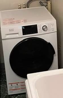 BLACK+DECKER Washer and Dryer Combo, 2.7 Cu. Ft. Capacity, BCW27MW, White customer photo 2