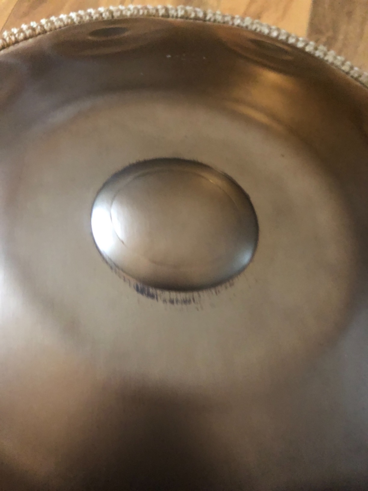 AS TEMAN HANDPAN,Handpan drum instrument in D Minor 10 Notes 440Hz 22 inches Steel Hand Drum with Soft Hand Pan Bag, 2 handpan mallet,Handpan Stand,dust-free cloth customer photo 2