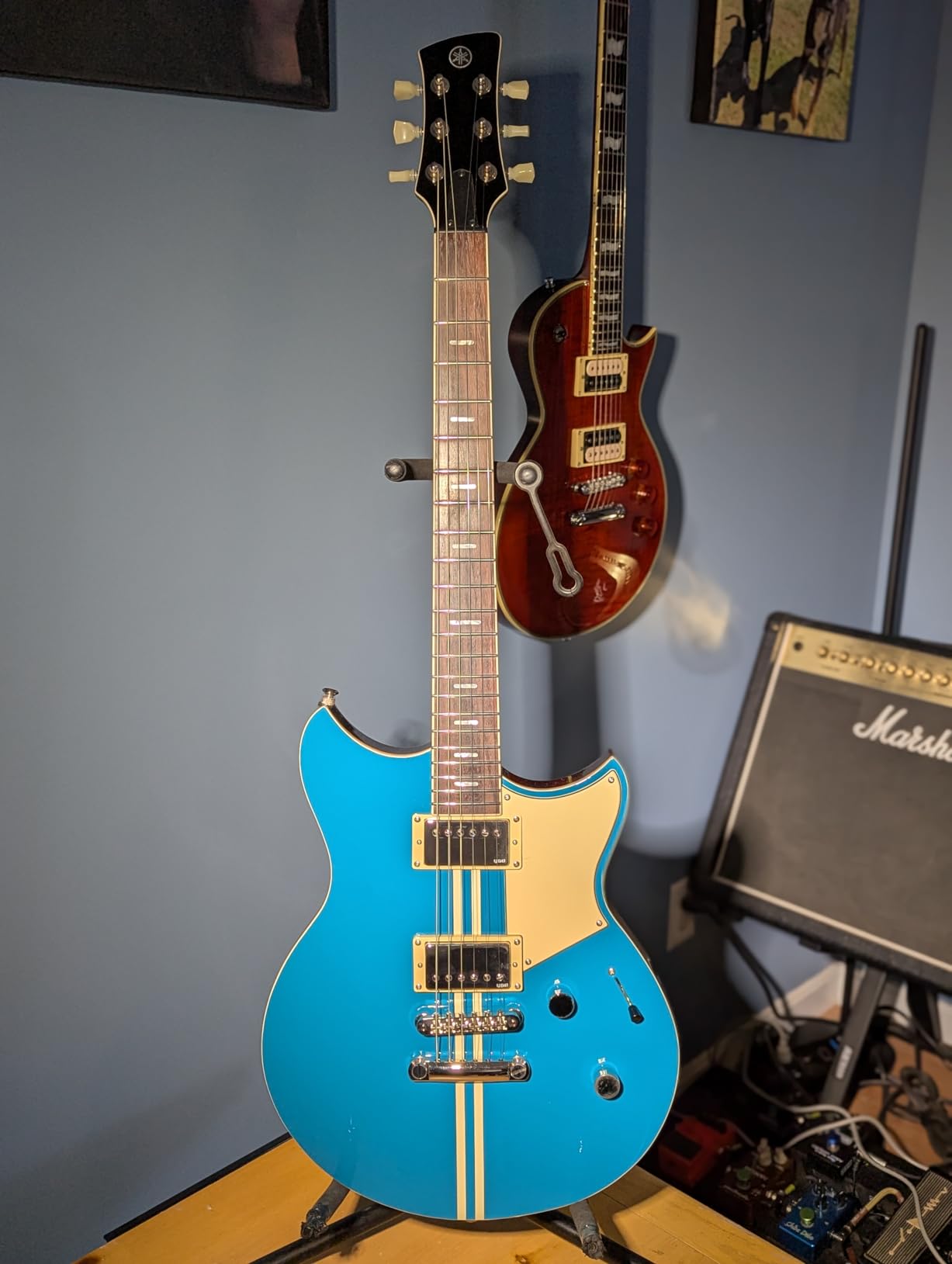 Yamaha Revstar Standard RSS20 FGR Electric Guitar with Gig Bag, Flash Green customer photo 1