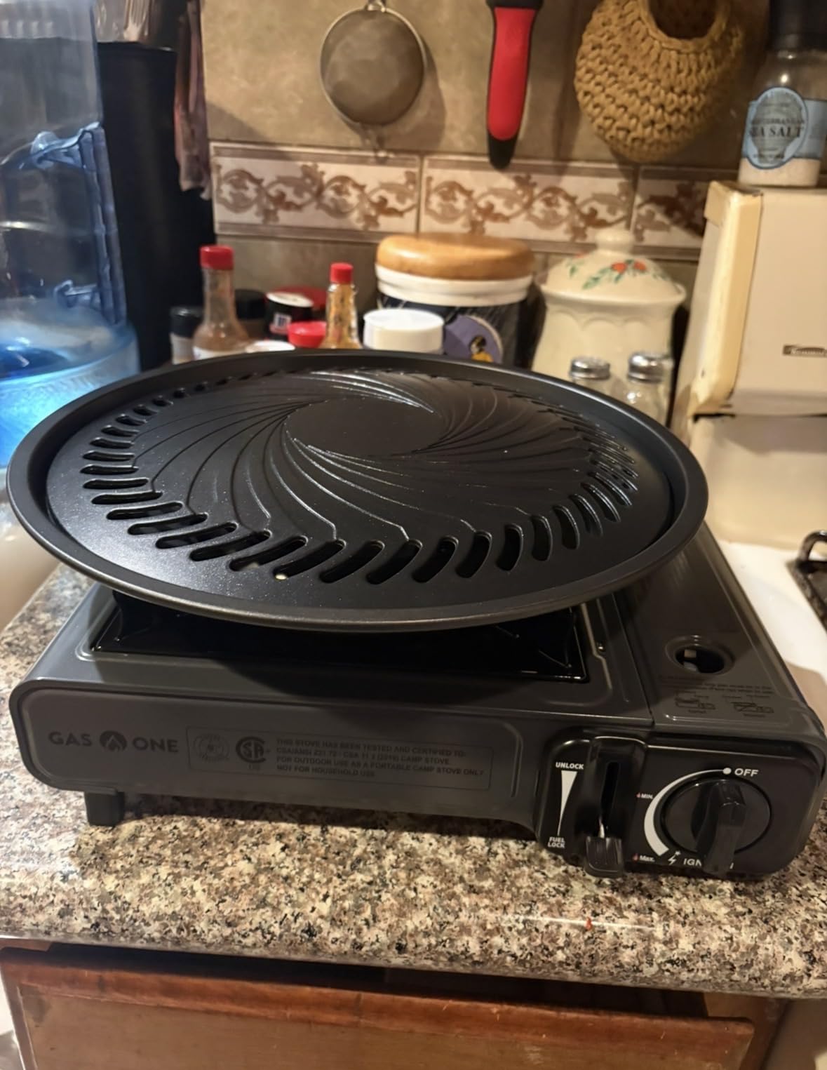 Korean BBQ Grill Pan, Nonstick 13.5