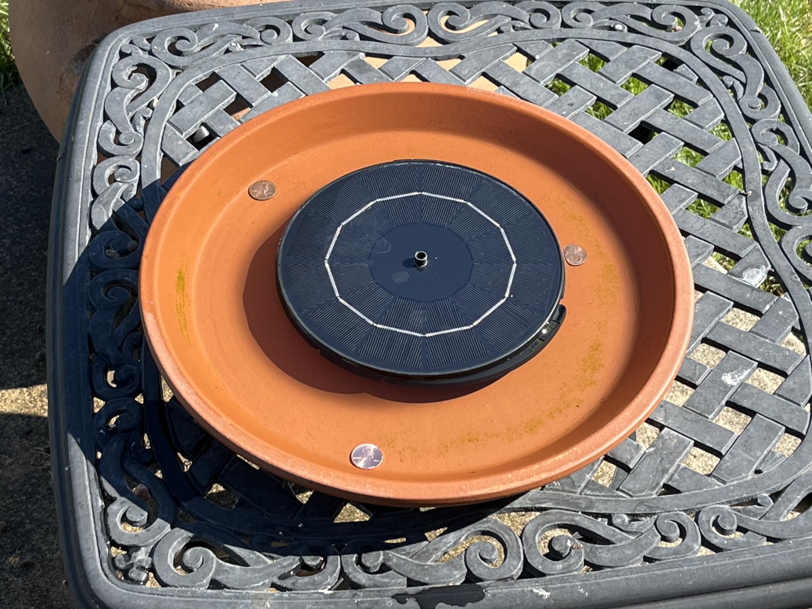 AISITIN 3.5W Solar Fountain Pump for Bird Bath Separated Design & 8 Nozzles customer photo 1