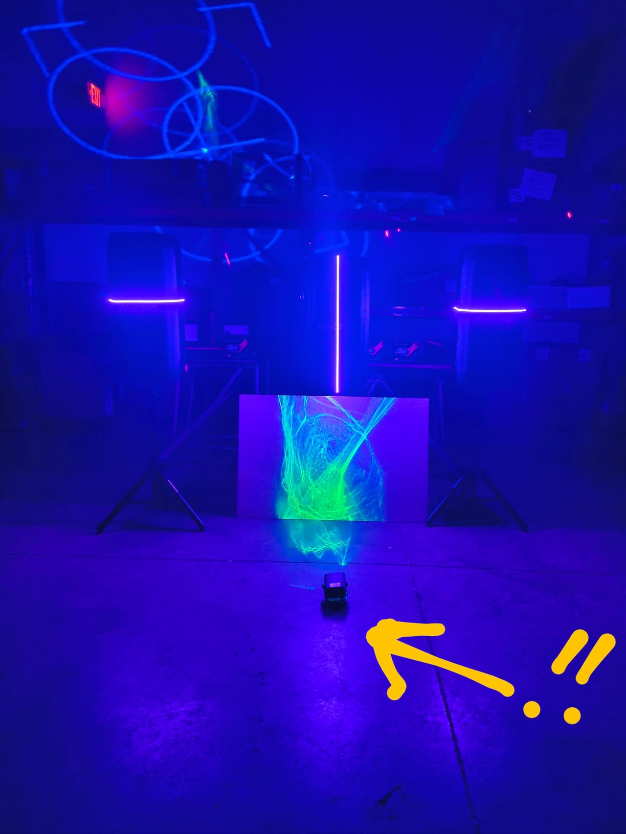 Enjoyedled DJ Disco Stage Party Lights with Northern Laser Light Effect customer photo 2