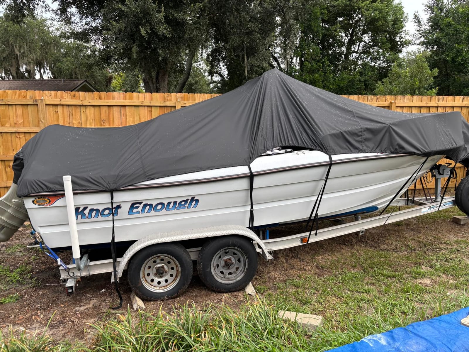 Waterproof 20-22FT Boat Cover, 1200D Heavy Duty Trailerable Cover customer photo 2
