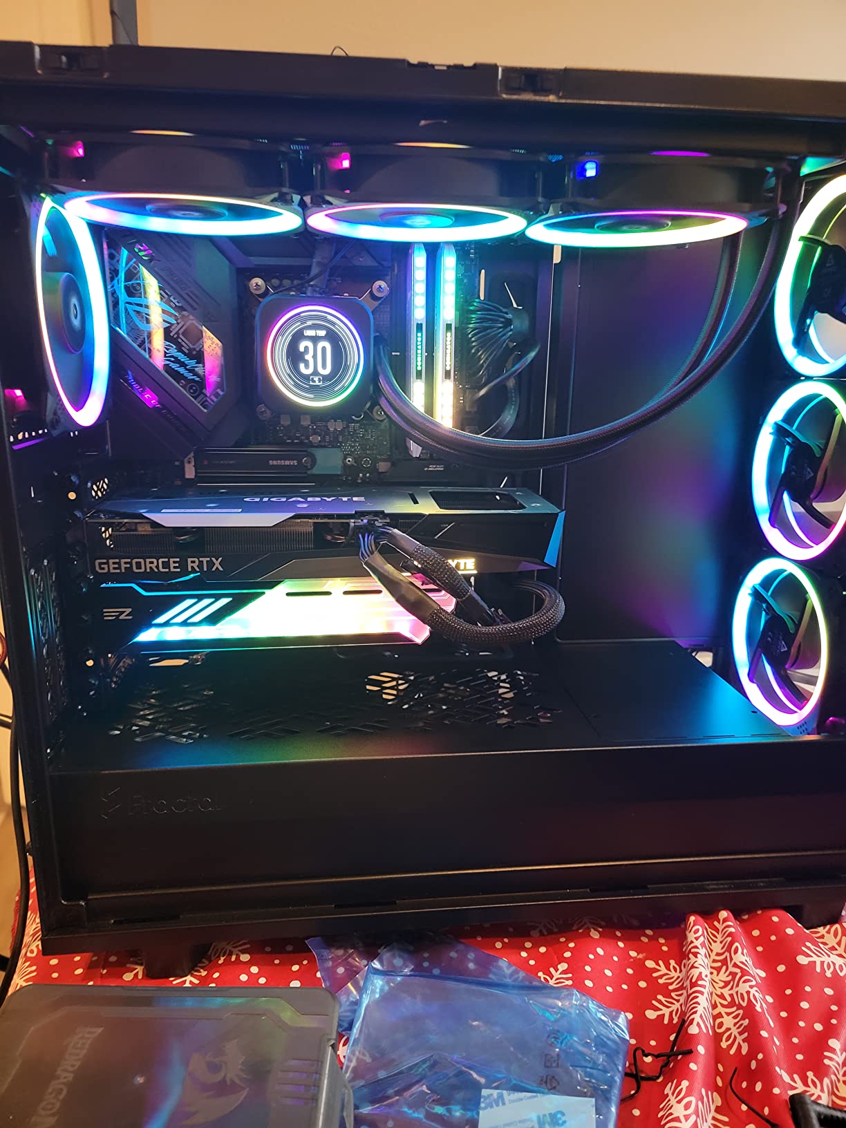 CORSAIR DOMINATOR PLATINUM RGB DDR5 RAM 64GB (2x32GB) 5200MHz CL40 Intel XMP iCUE Compatible Computer Memory - Black (CMT64GX5M2B5200C40) customer photo 1