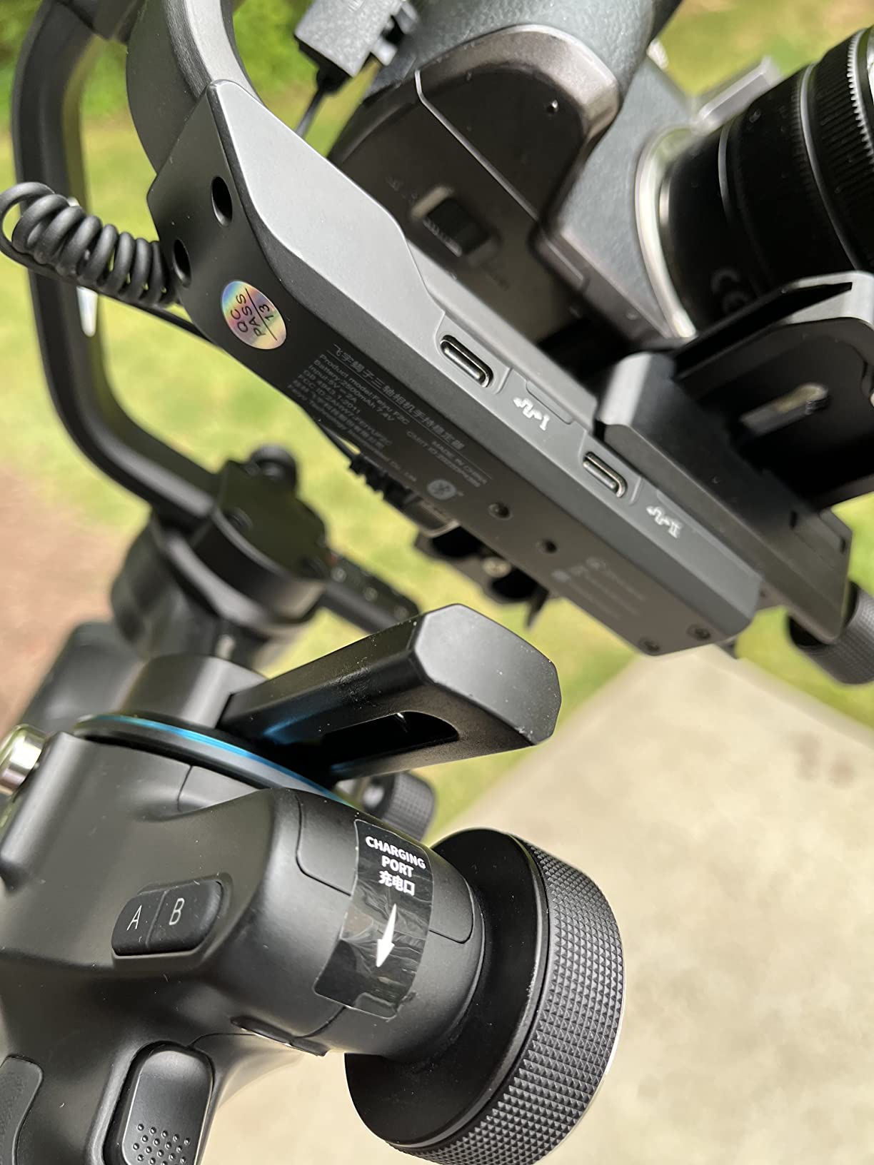 FeiyuTech SCORP-C Gimbal Stabilizer for Cameras DSLR and Mirrorless Camera, 3-Axis Camera Gimbal, 5.5lbs Payload, for Sony α7Ⅳ A6300/A6400 A7S3 a9/a7 for Canon 5D3/80D for Nikon D7500/Z5/Z6 II customer photo 1