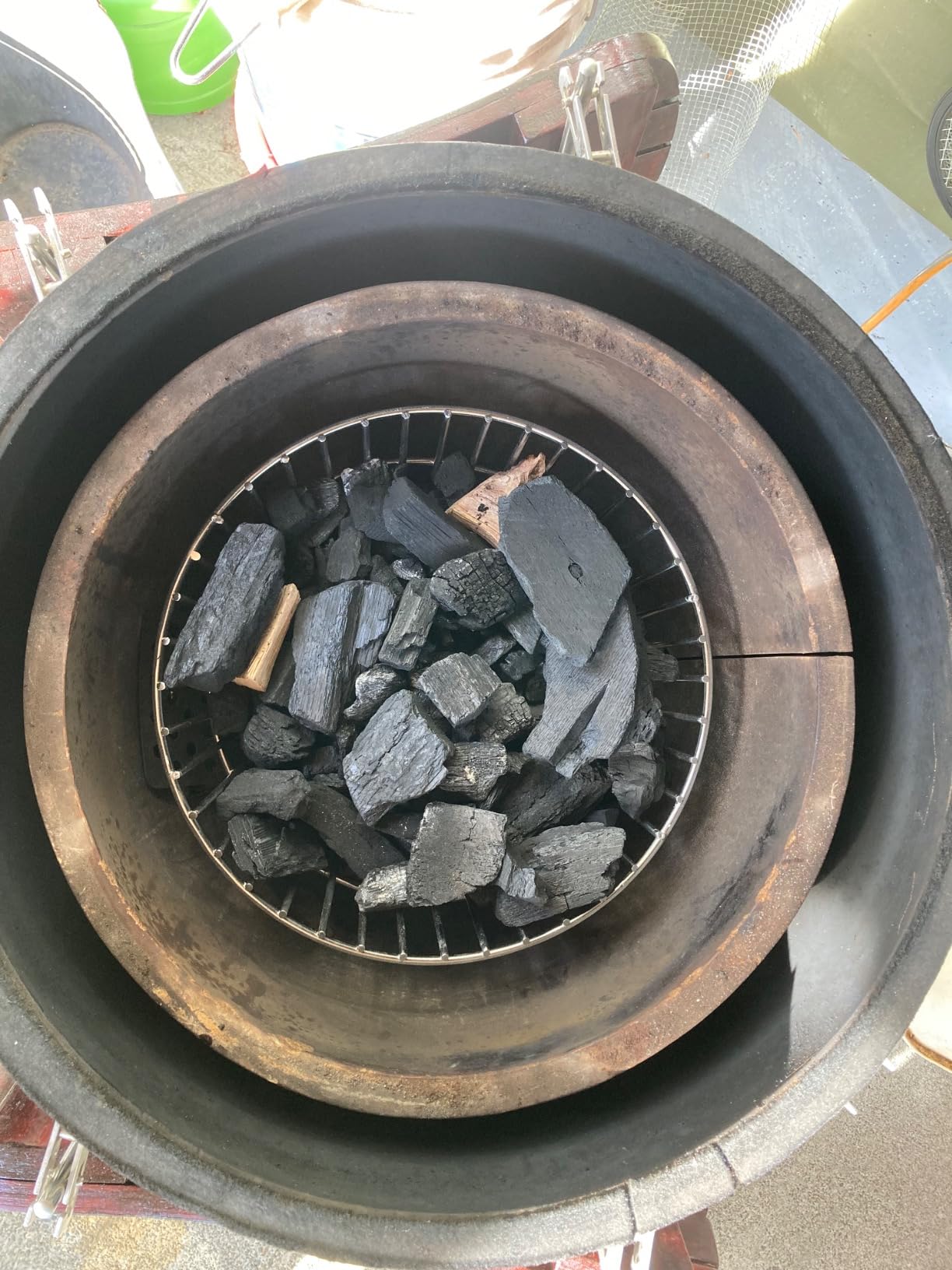 Charcoal Basket, Grill Ash Basket for Big Green Egg Large, 14 Inches Stainless Steel Ash Basket customer photo 1
