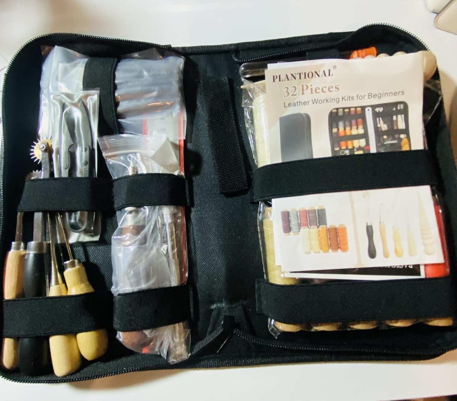 PLANTIONAL Leather Working Tools for Beginners: Professional Leather Tools customer photo 1