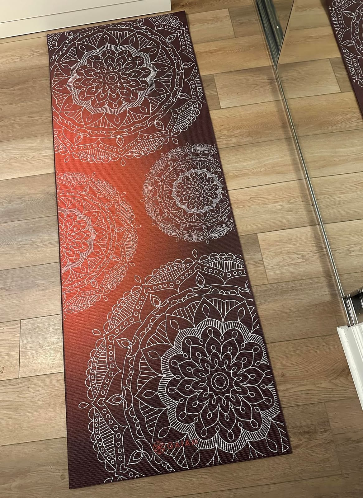 Gaiam Premium Yoga Mat, 6mm Thick Print Mat customer photo 1