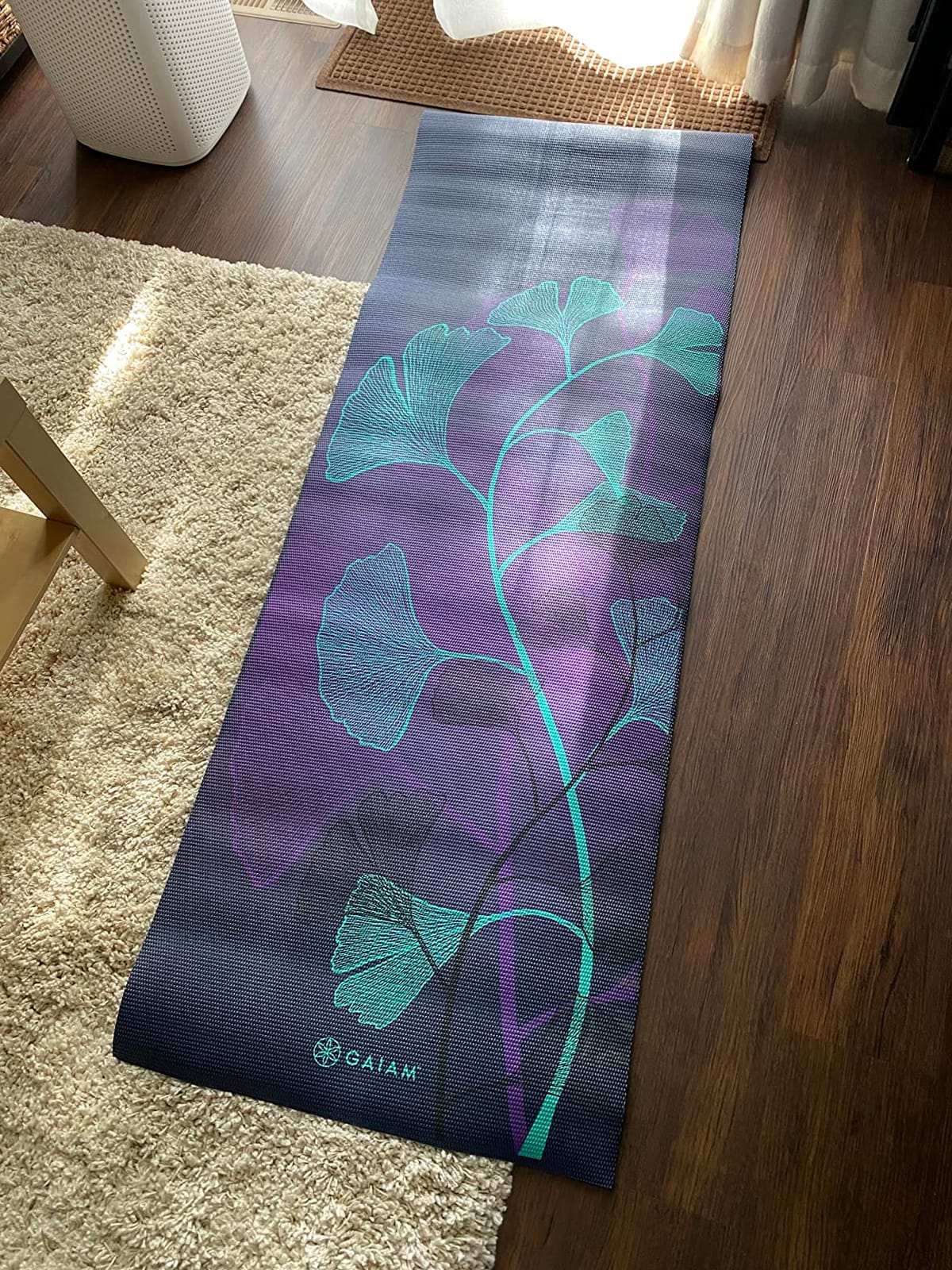 Gaiam Premium Yoga Mat, 6mm Thick Print Mat customer photo 2