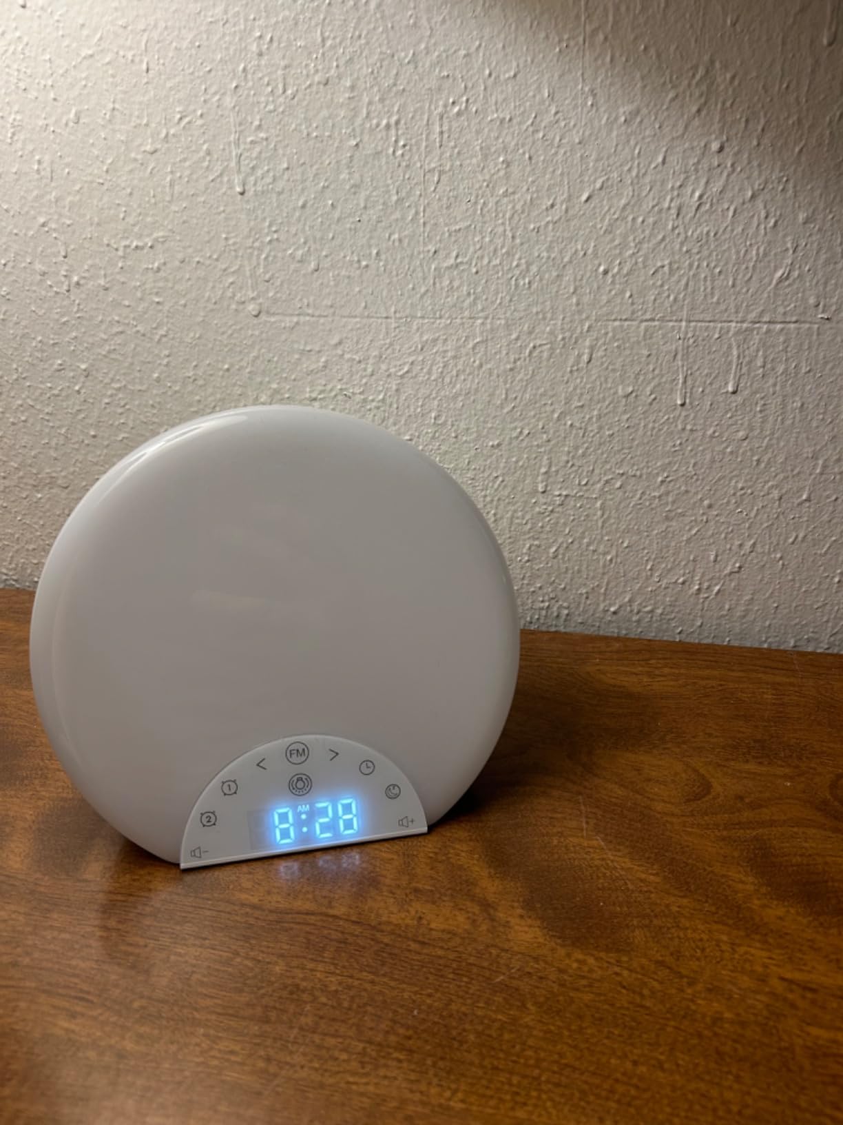 ANTDALIS Sunrise Alarm Clock Wake Up Light for Kids, Adults, Heavy Sleepers with Dual Alarms, Snooze, Sleep Aid with 7 Nature Sounds for Bedrooms with 8 Colors Night Light, FM Radio, Gift Ideas customer photo 1