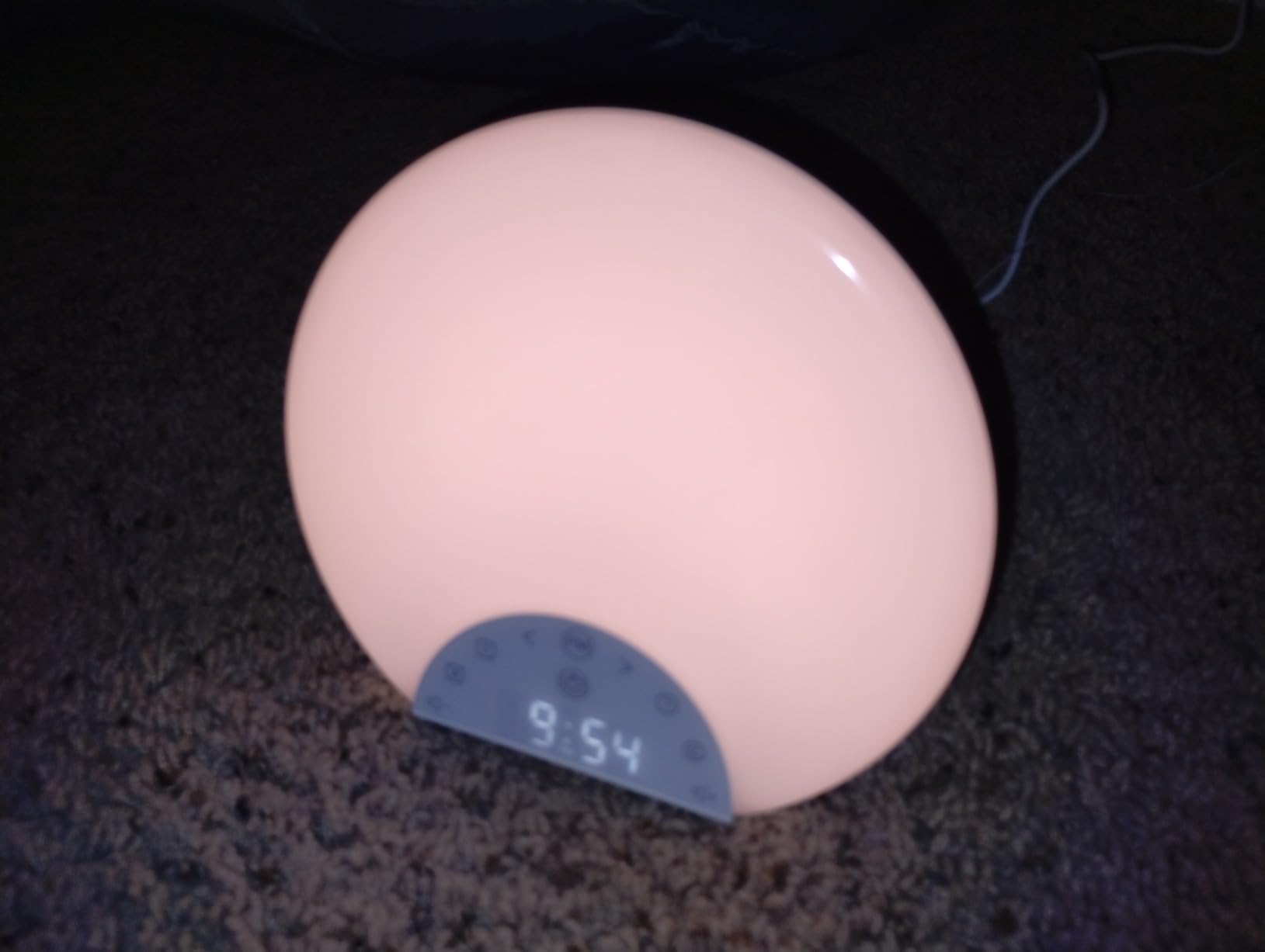 ANTDALIS Sunrise Alarm Clock Wake Up Light for Kids, Adults, Heavy Sleepers with Dual Alarms, Snooze, Sleep Aid with 7 Nature Sounds for Bedrooms with 8 Colors Night Light, FM Radio, Gift Ideas customer photo 2