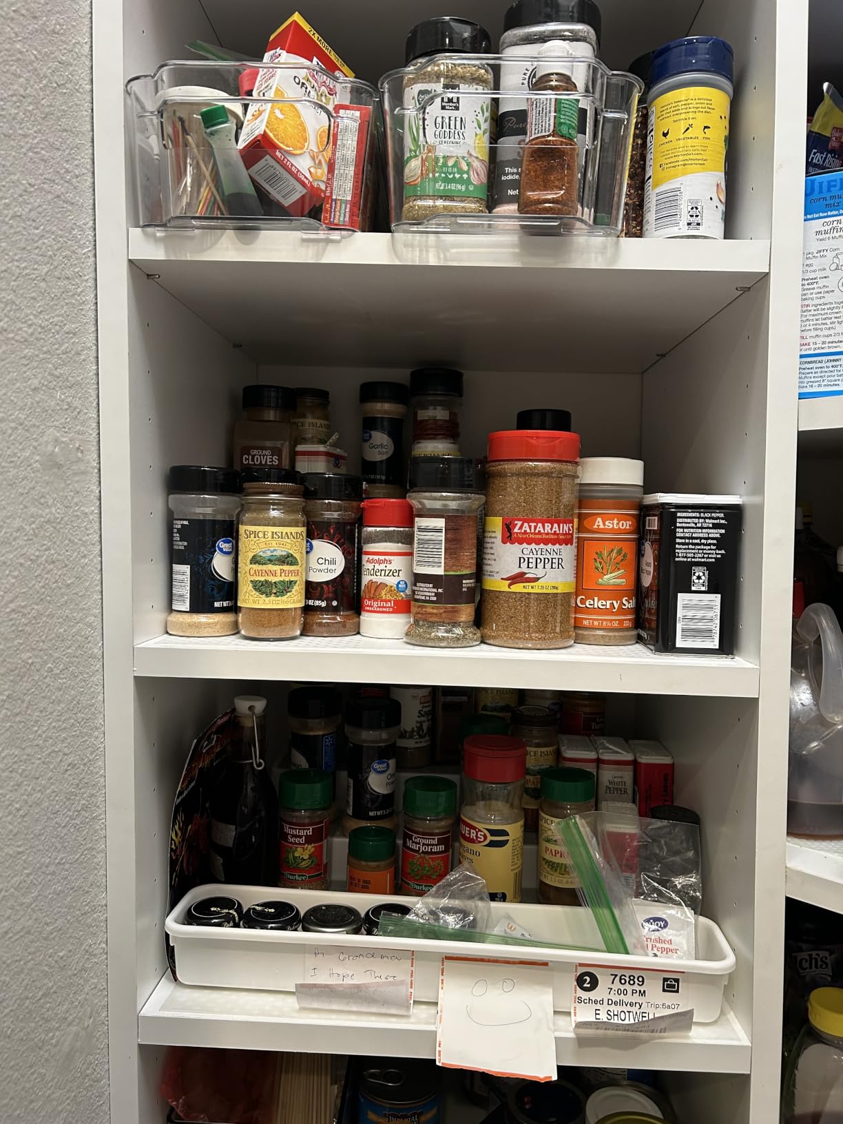 AISIPRIN Glass Spice Jars with 398 Labels, 24 pcs 4oz Spice Containers with Bamboo Lids, Square Spice Bottles With Shaker Lids,Spice Organization for Cabinet,Drawer,Rack,Seasoning Organizer customer photo 2