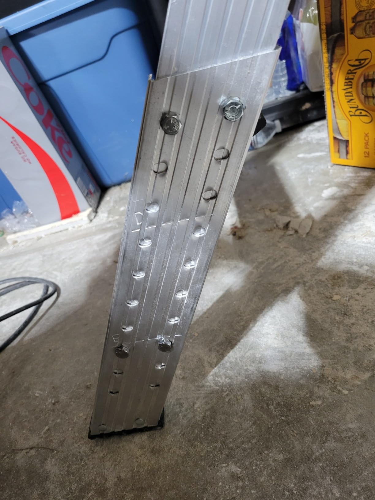 LITE 10 ft Aluminum Attic Ladder, 54 x 22.5 in, Type IAA, 375 lbs customer photo 2