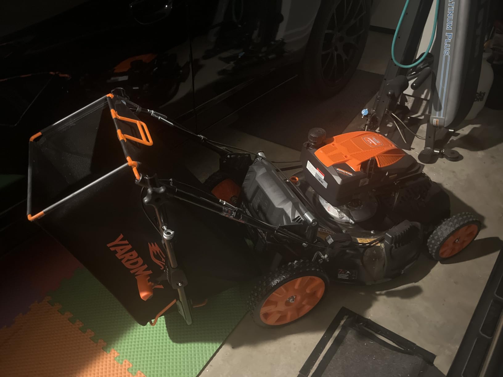 YARDMAX 22 in. 201cc Select PACE 6 Speed CVT High Wheel FWD 3-in-1 Gas Walk Behind Self Propelled Lawn Mower, Black (YG2860) customer photo 1