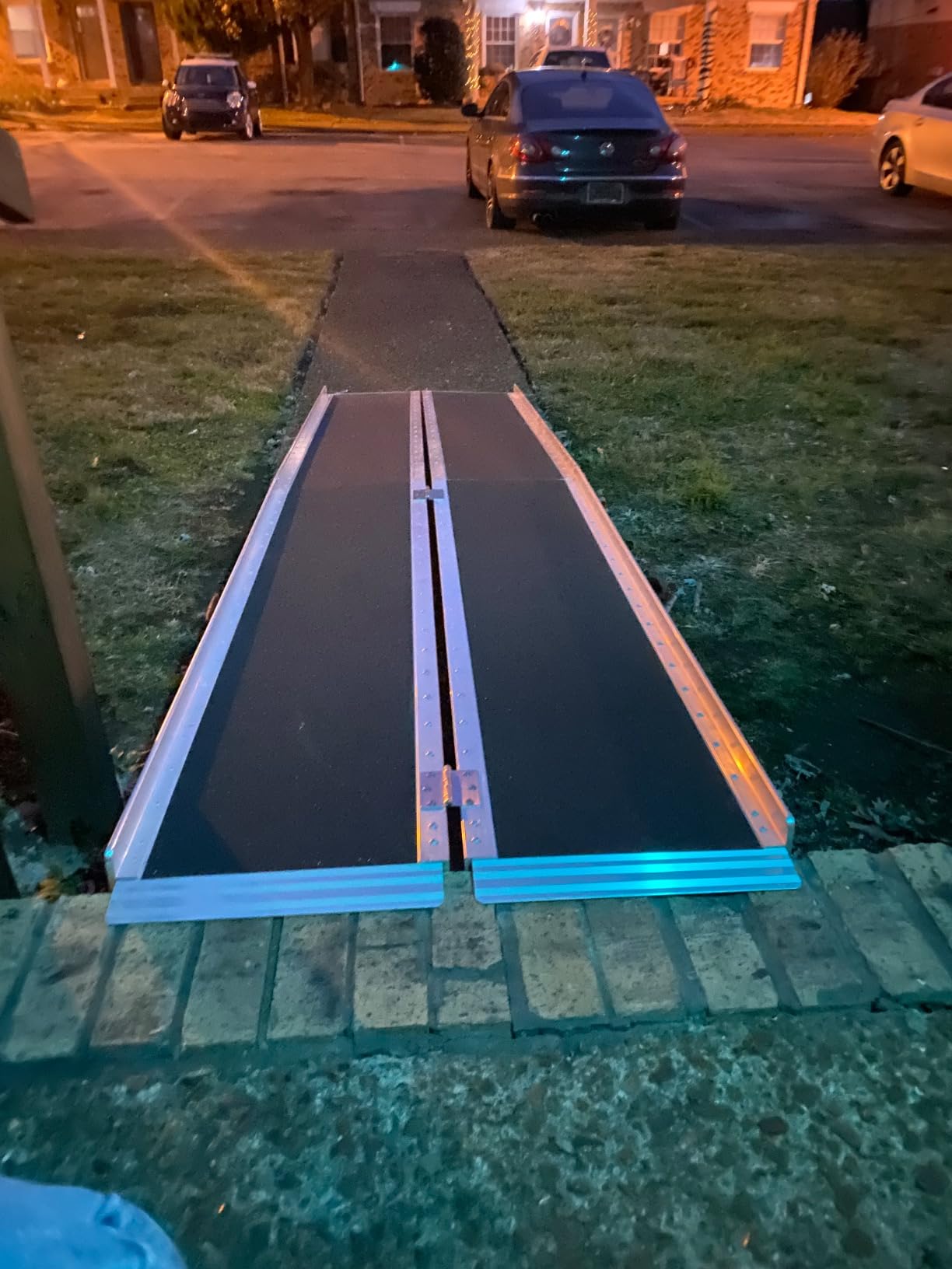 8FT Wheelchair Ramp with Support Legs, Portable Ramps for Home Steps customer photo 2