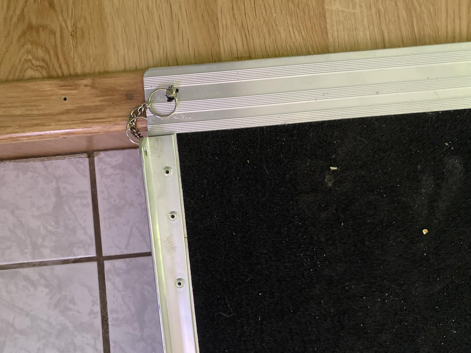 8FT Portable Wheelchair Ramp, 800Lbs Capacity Anti-Slip Aluminum Folding Handicap Ramp with Handle, Threshold Ramp for Home Steps, Stairs, Doorways, Curbs, Entry, Applicable Height 8-24 Inches customer photo 2