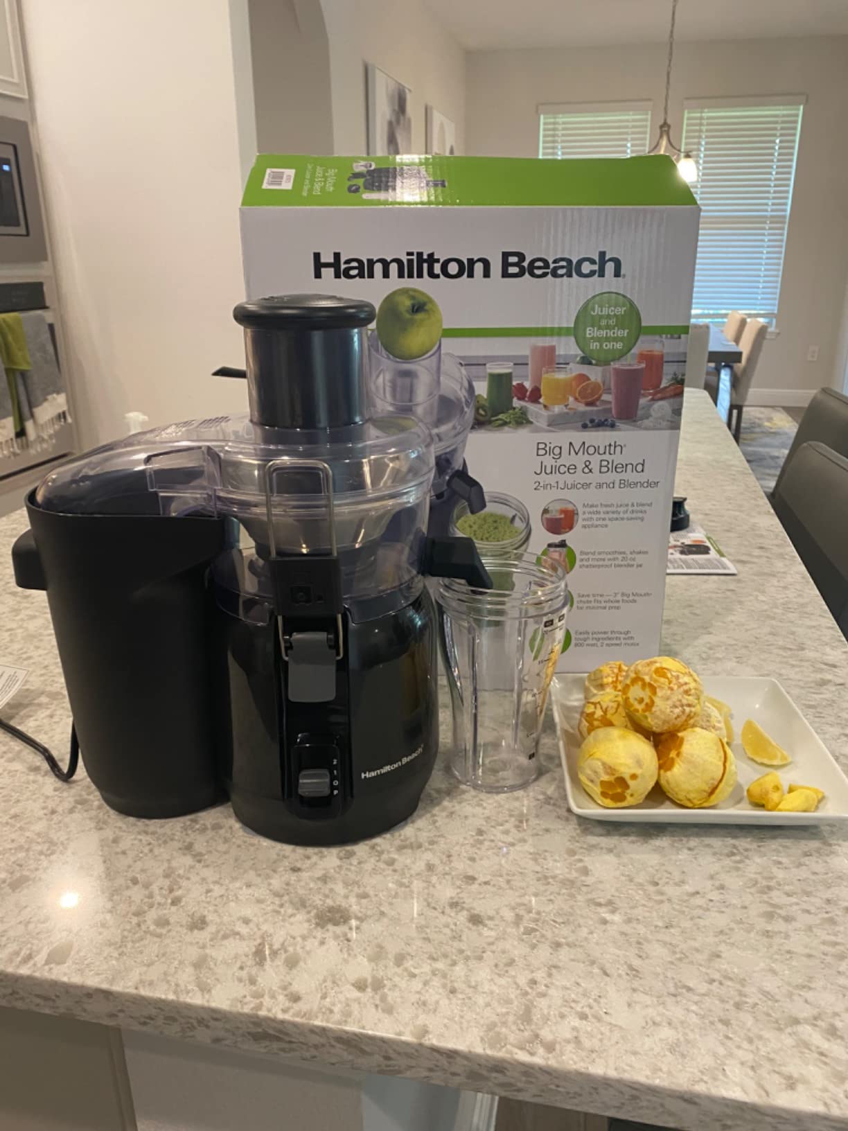 Hamilton Beach Juice & Blend 2-in-1 Juicer Machine and 20 oz. Blender customer photo 1