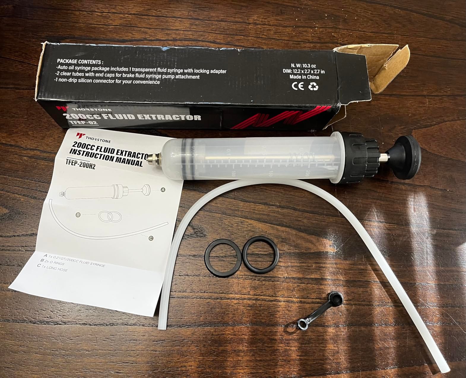 Thorstone 200cc Fluid Extractor Pump with 2pcs 22cm PVC Suction Tubes customer photo 1