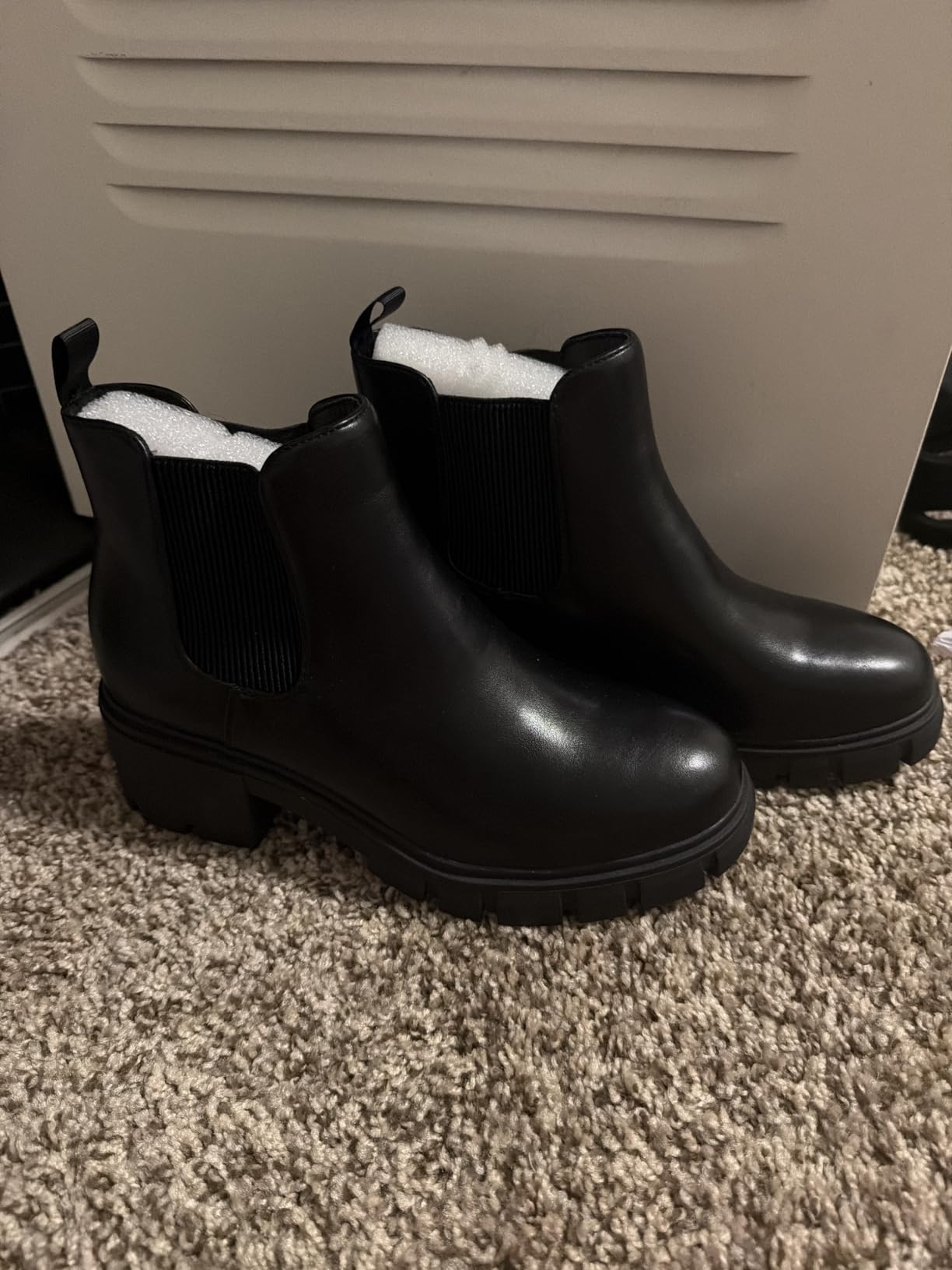 Athlefit Women's Slip on Chelsea Ankle Boots customer photo 1