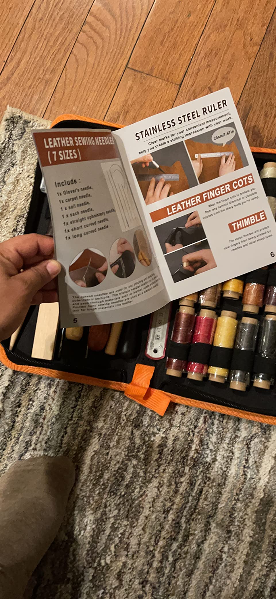 BUTUZE Leather Working Tools, Practical Leather Craft Kit customer photo 1