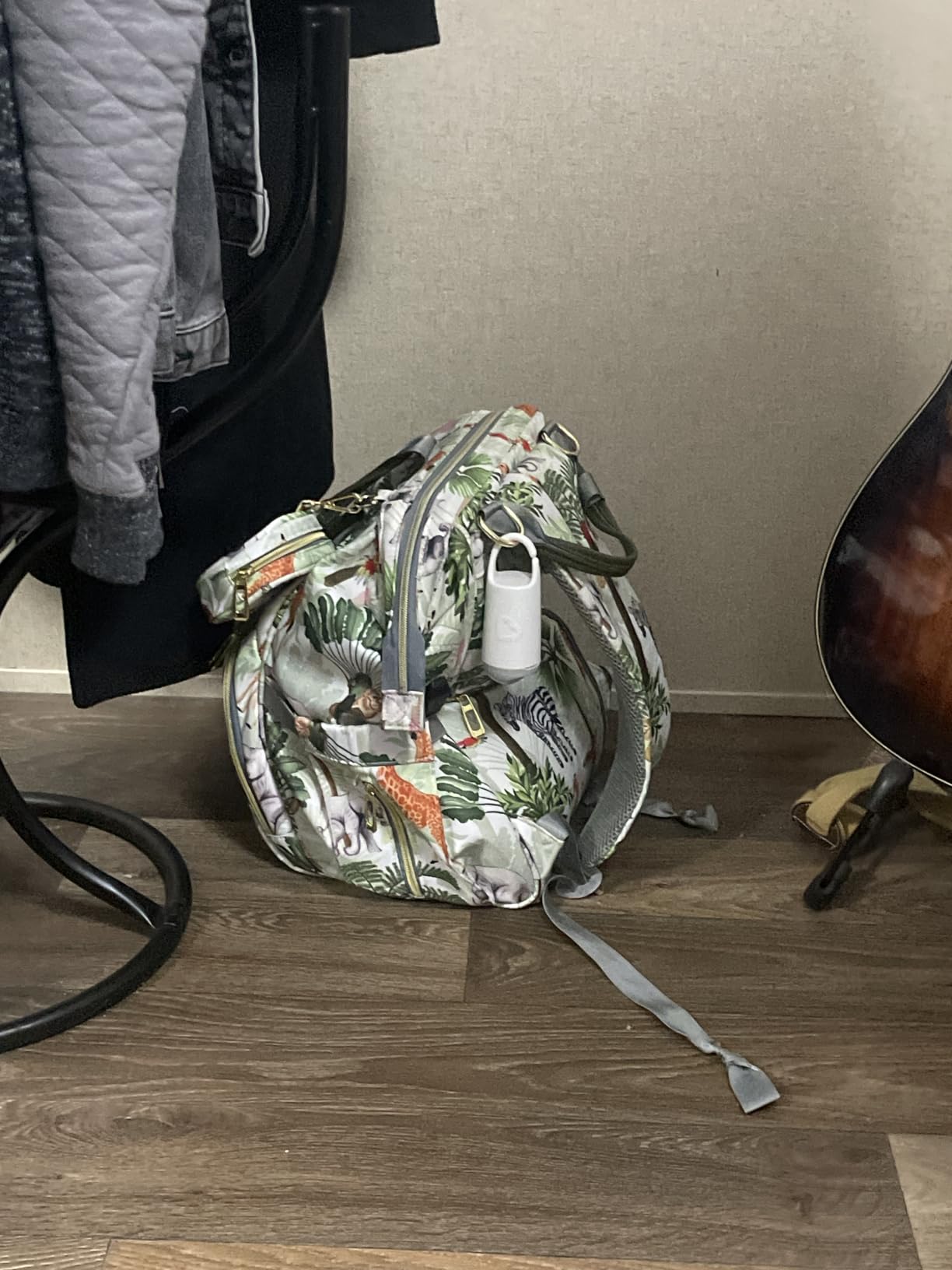 Diaper Bag Backpack for Dad and Mom with USB Charging Port Stroller Straps and Insulated Pocket,army military Travel Nappy Backpack for Daddy/Mommy (Black) customer photo 1