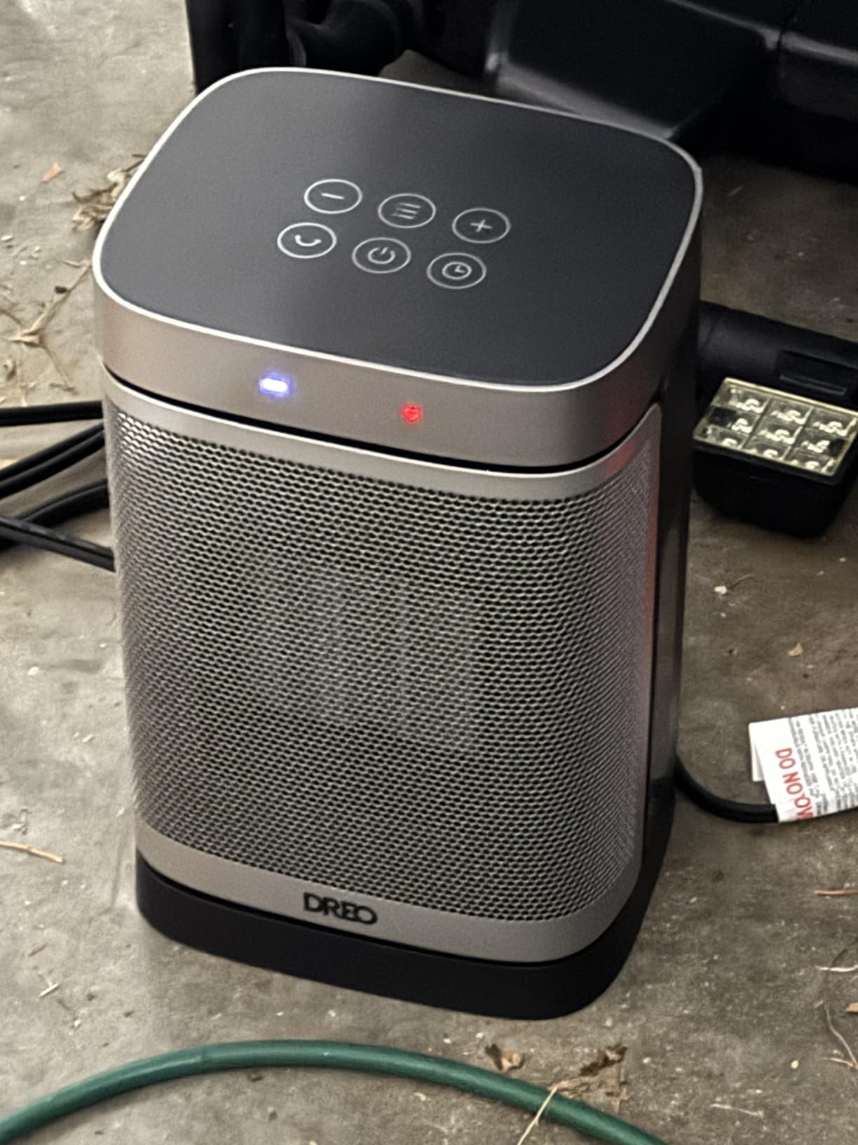 DREO Atom One Space Heater with Remote, 70°Oscillating Electric Heaters with Digital Thermostat, 1500W PTC Ceramic Heater, 12h Timer, Quiet Safety Heating, Portable Heater for Home Office customer photo 1