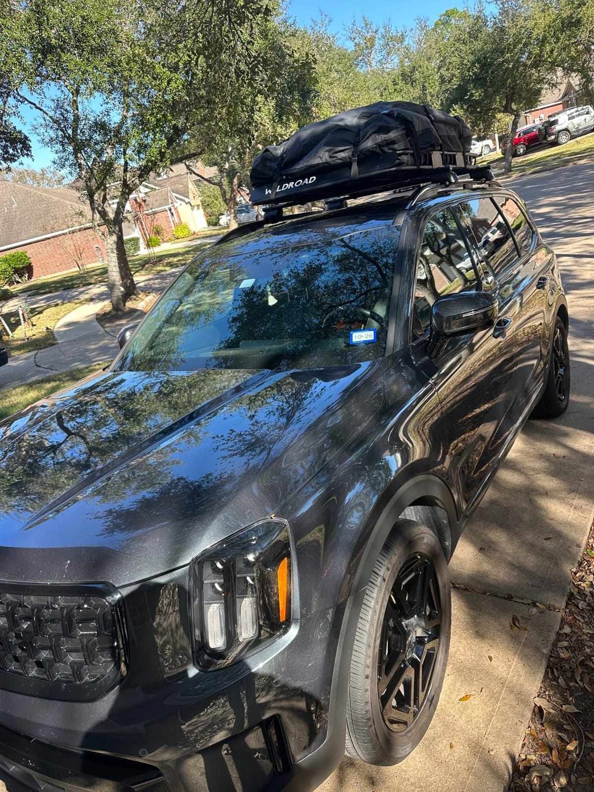 WILDROAD Rooftop Cargo Carrier Combo Roof Rack Cargo Basket 64