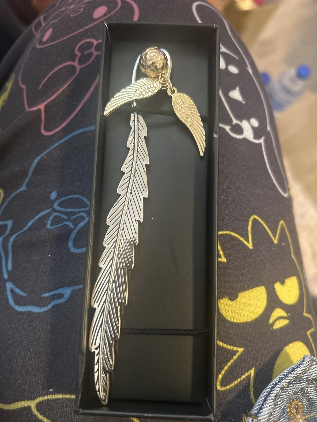Harry Potter Metal Bookmark with Hanging Charm Golden Snitch Hogwarts Reading Gifts Christmas Stocking Stuffers Book Lovers Gift Box customer photo 1
