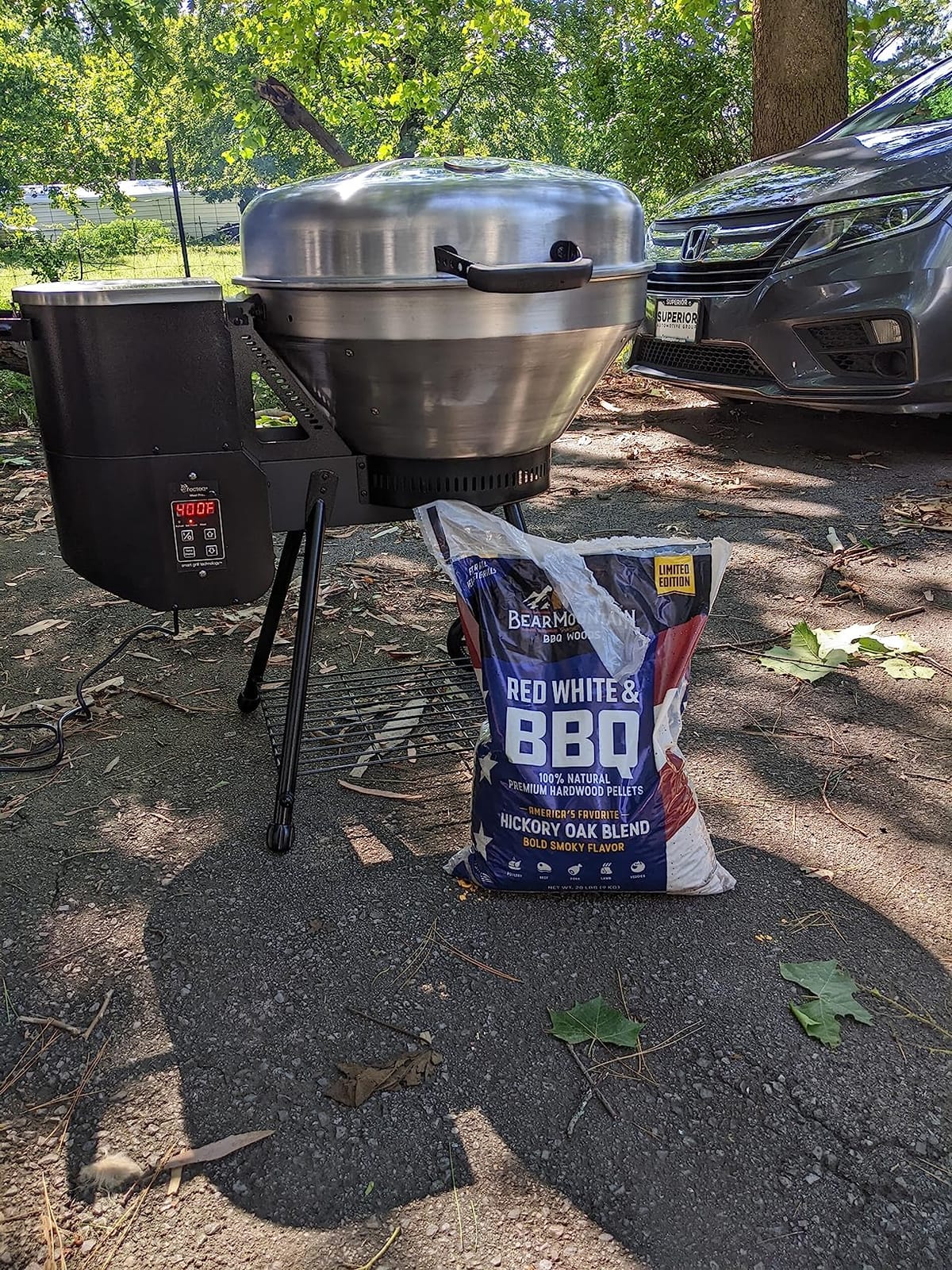recteq Pellet Grill RT-B380 Bullseye, BBQ, Outdoor, and Electric Pellet Smoker Grill, Electric Smokers, Uses 100% Wood Pellets for Ribs, Brisket, Chicken, Sear, Smoke customer photo 1