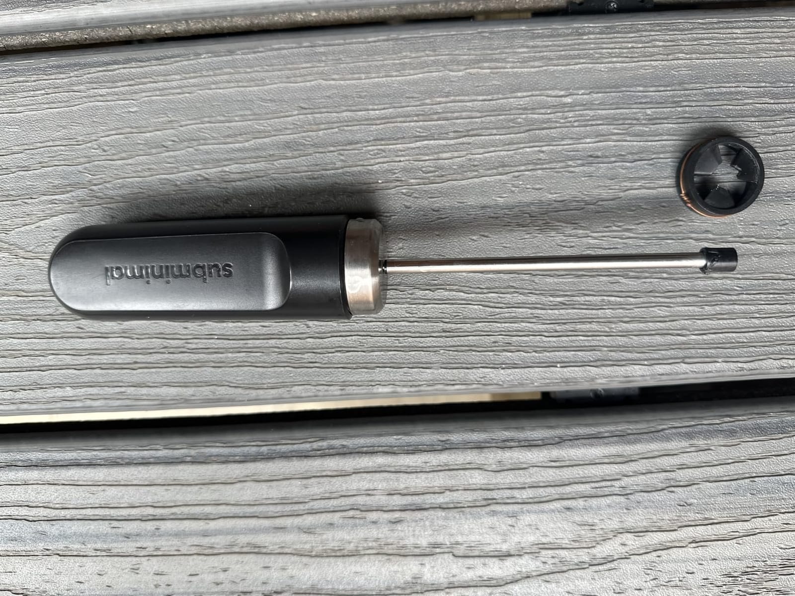 Subminimal NanoFoamer Milk Foamer - Rechargeable Handheld Foamer - Black customer photo 1