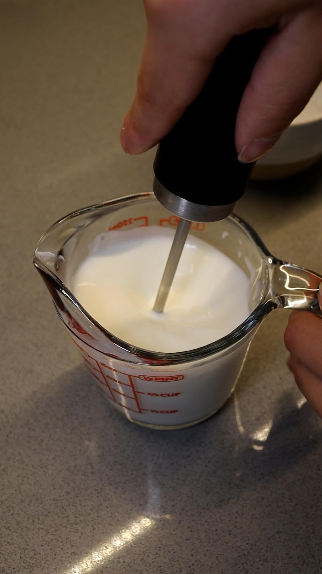 Subminimal NanoFoamer Milk Foamer - Rechargeable Handheld Foamer - Black customer photo 2