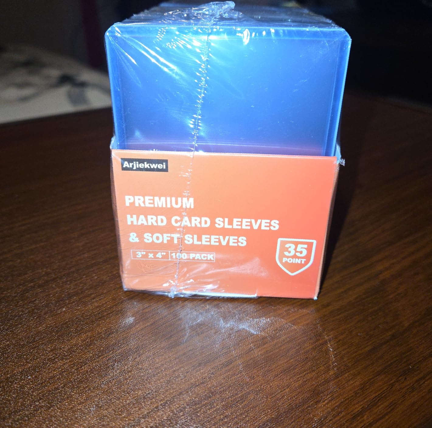 200 Card Sleeves Hard Plastic, Arjiekwei 3