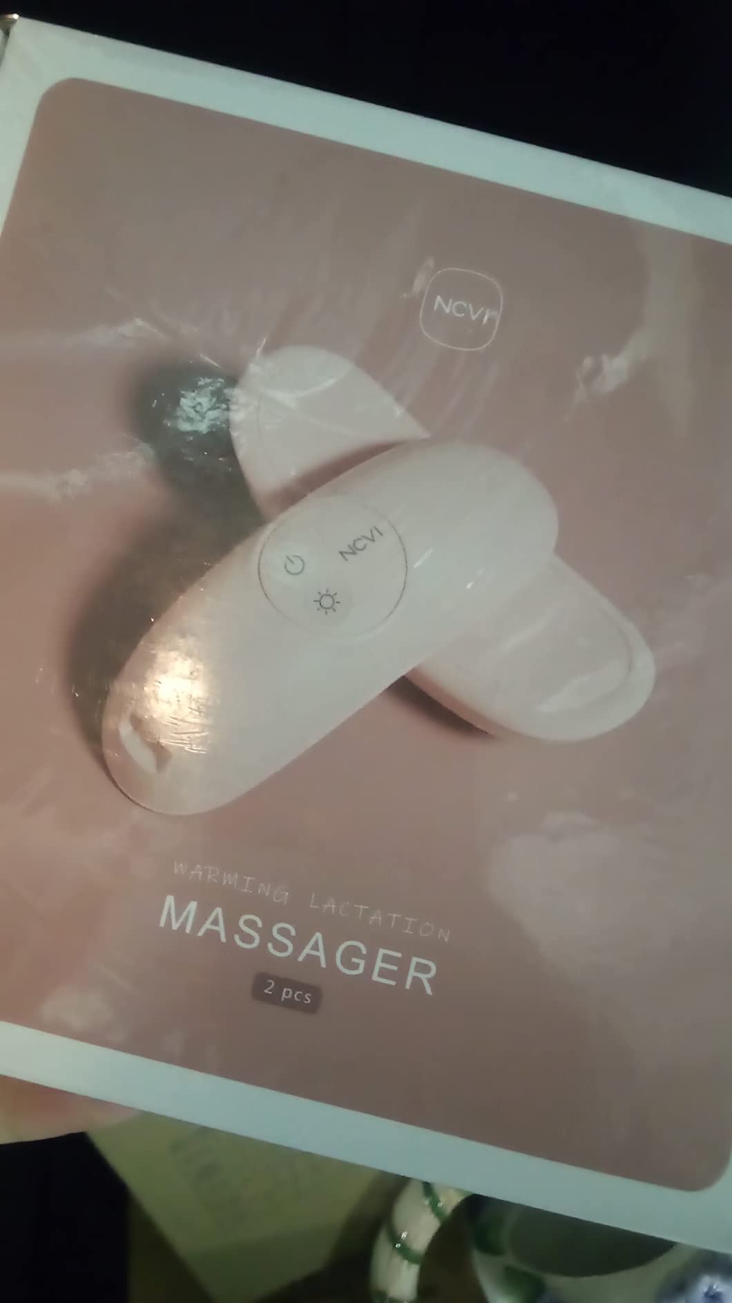 NCVI Warming Lactation Massager, 2-in-1 Breast Massager for Breastfeeding, Lactation Massager for Clogged Ducts, Engorgement, Heat & Vibration for Improved Milk Flow, Nursing Essentials 2 Pack customer photo 1