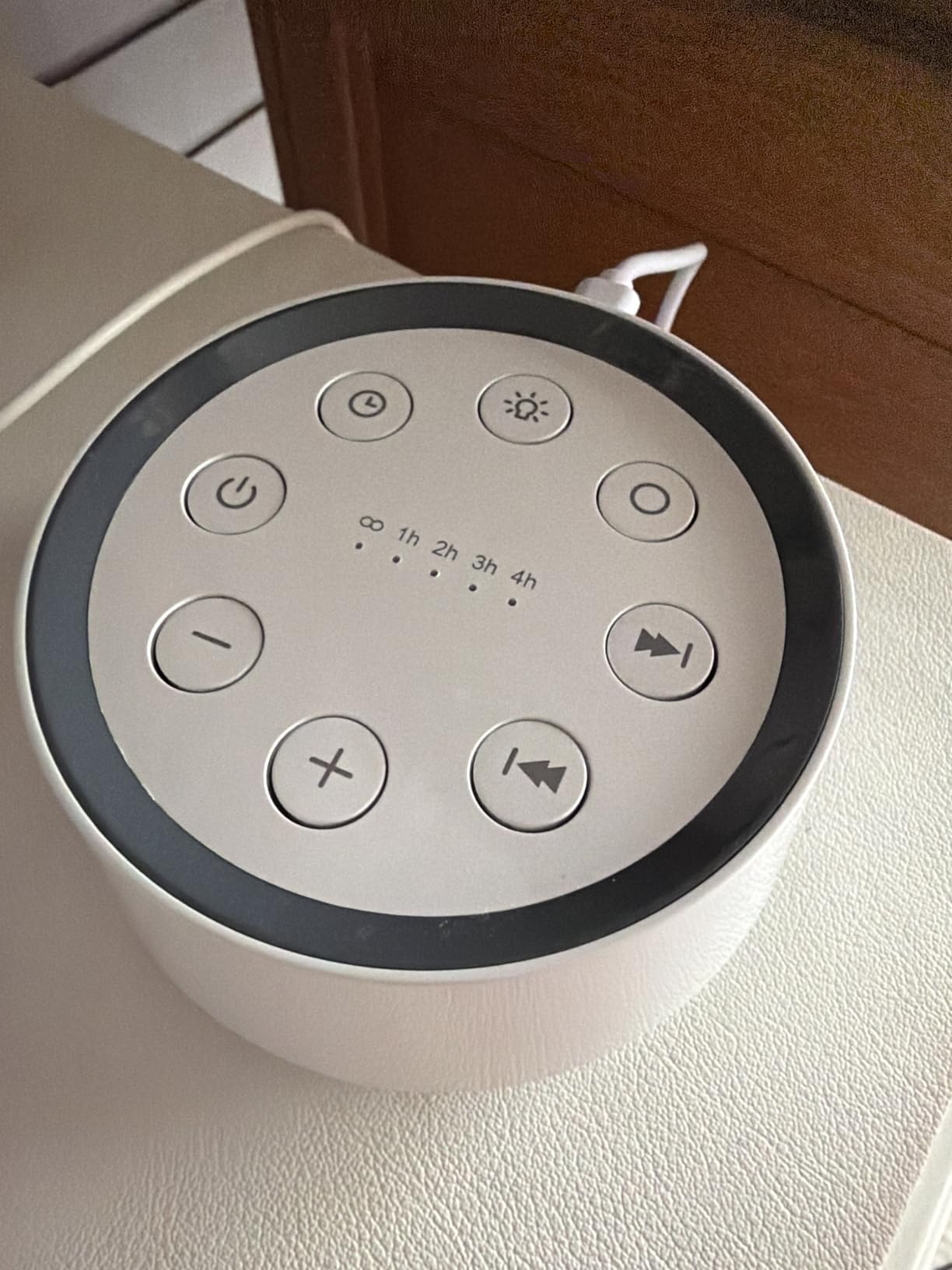 Brown Noise Sound Machine with 30 Soothing Sounds 12 Colors Night Light White Noise Machine for Adults Baby Kids Sleep Machines Memory Function 36 Volume Levels 5 Timers for Home Office Travel customer photo 2
