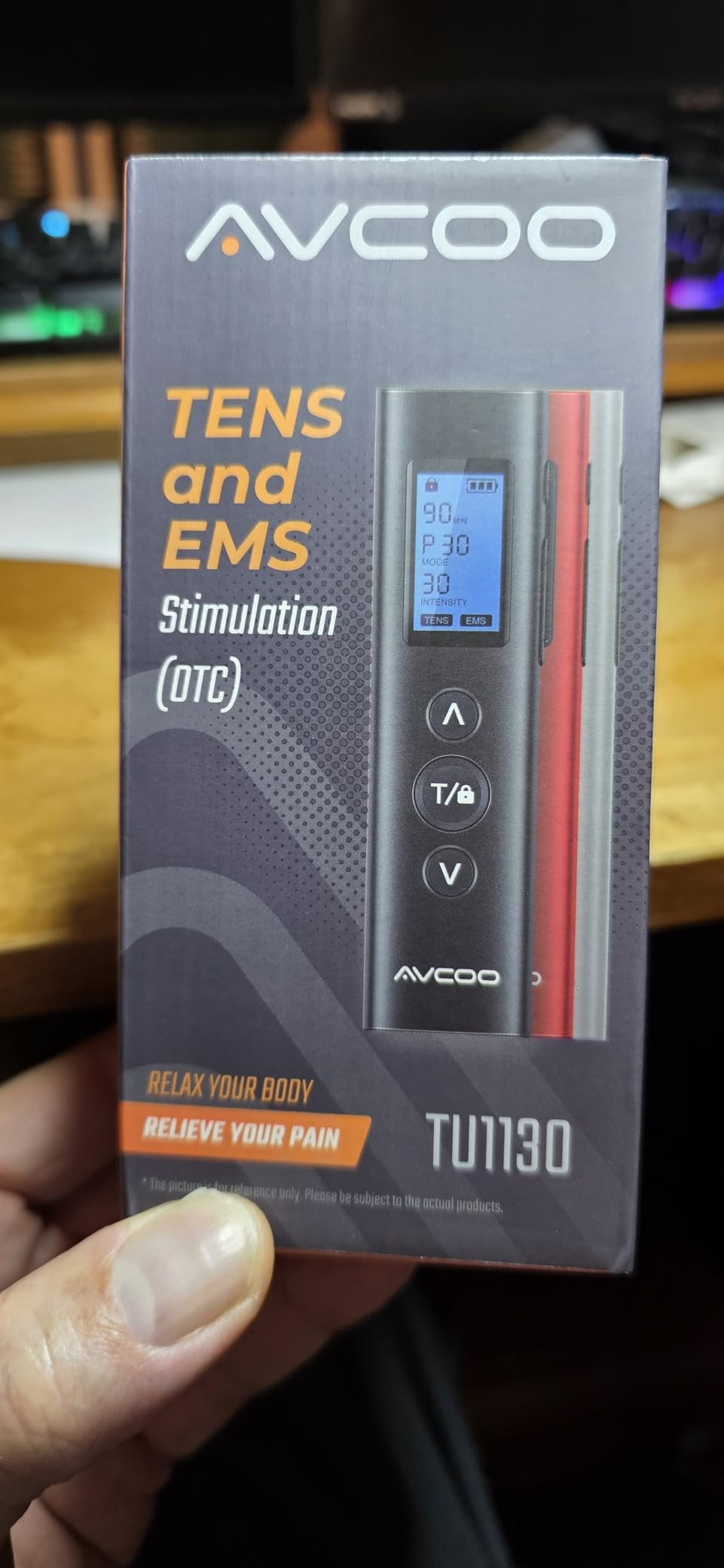 AVCOO 30 Modes TENS EMS Unit Muscle Stimulator for Pain Relief, 12 Pcs Pads | Compact Dual Channel EMS Muscle Stimulator for Back, Shoulder, Neck Pain Relief, Physical Therapy, 30 Intensity Levels customer photo 2