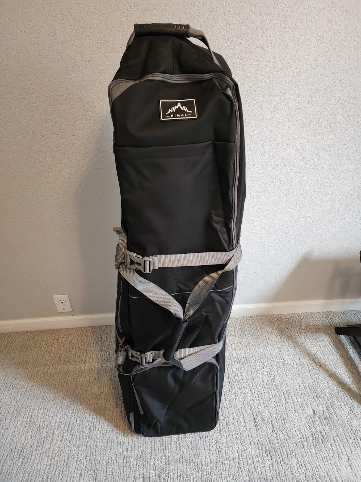 Golf Travel Bag with Adjustable Support Rod, 900D Heavy Duty Oxford Fabric customer photo 1